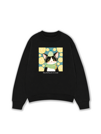 Áo Sweater Nỉ Hai Da Lemon Reverie Meow