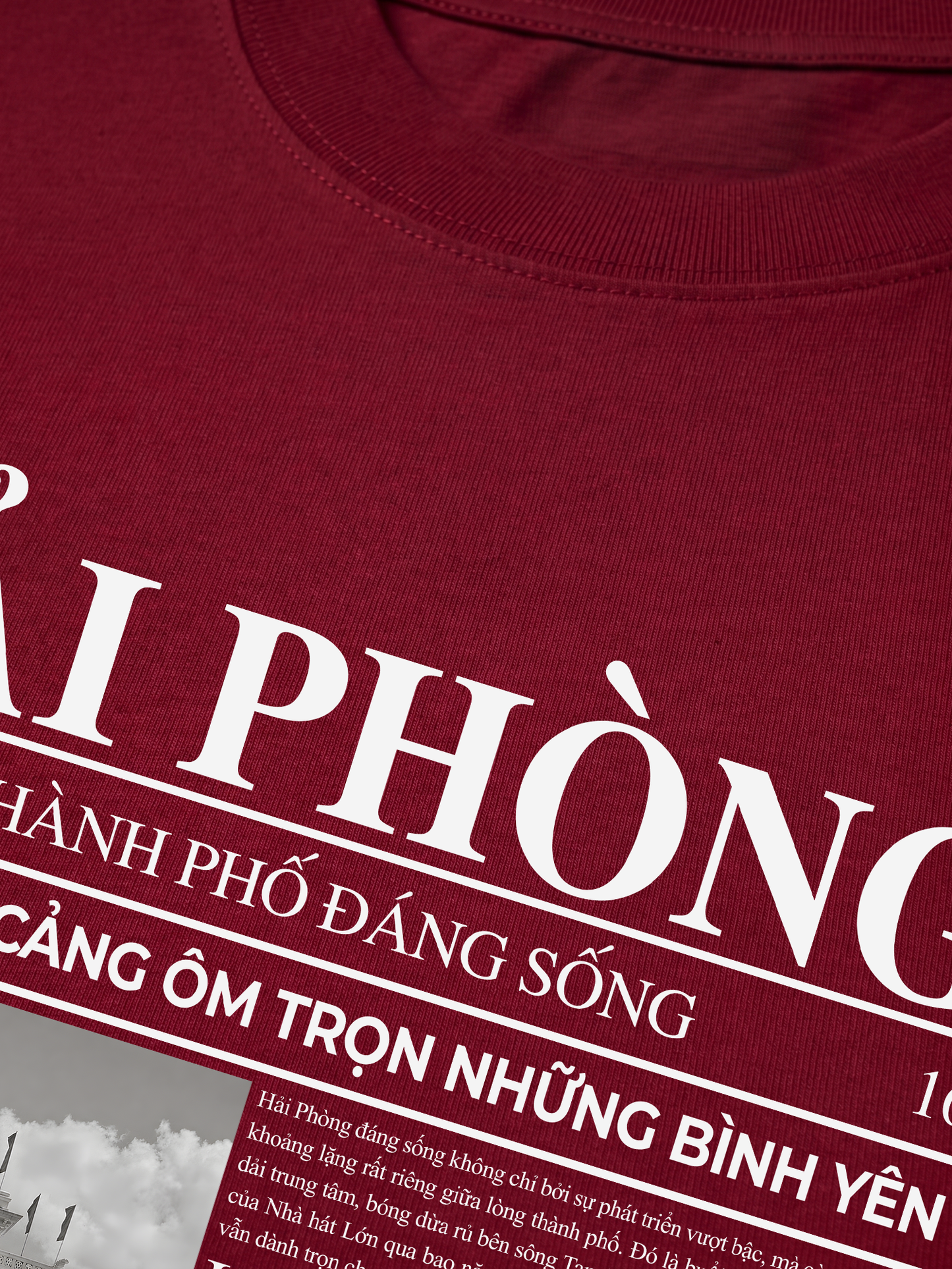 Áo Thun Relaxed Fit Thành Phố Đáng Sống