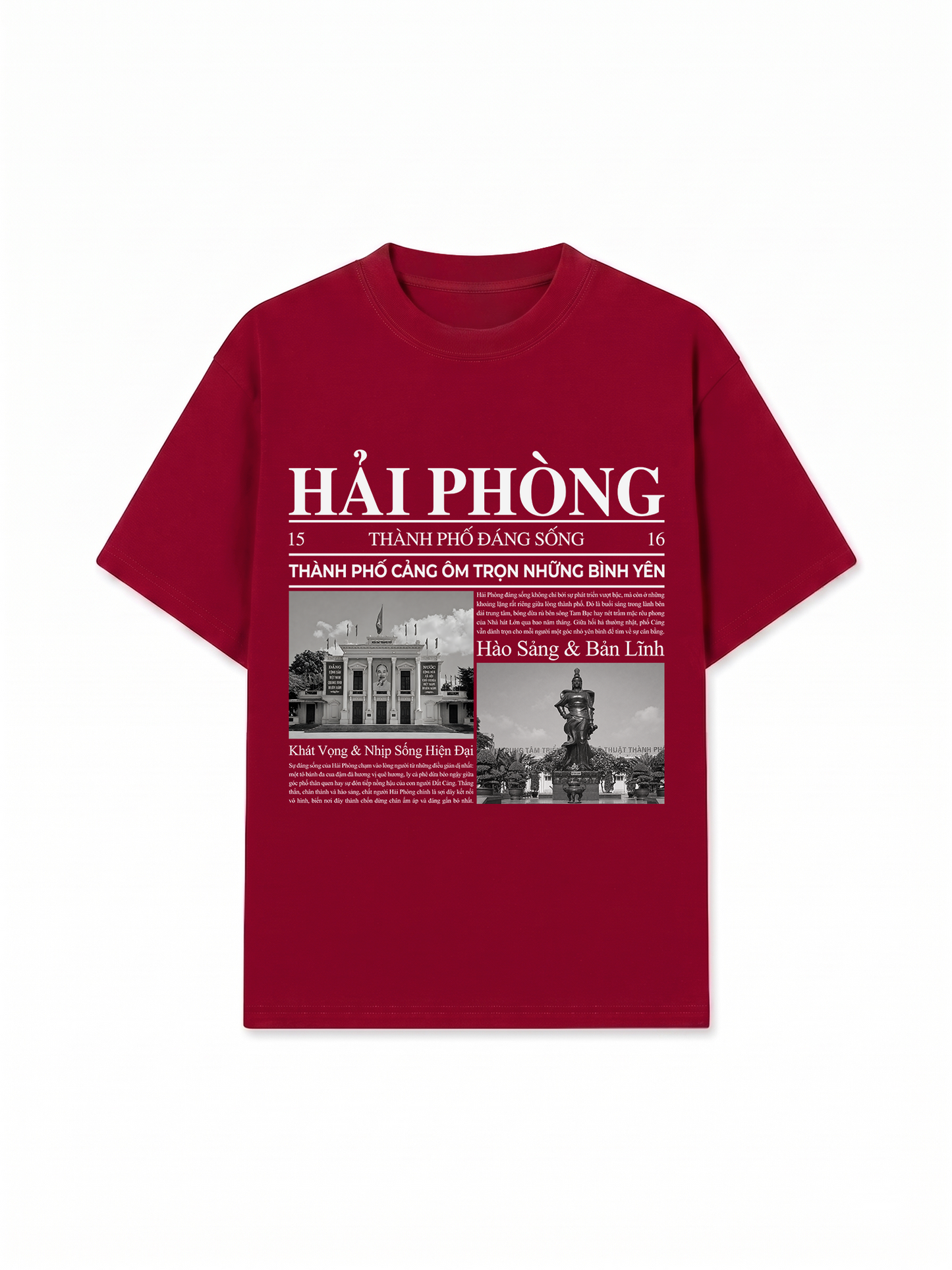Áo Thun Relaxed Fit Thành Phố Đáng Sống