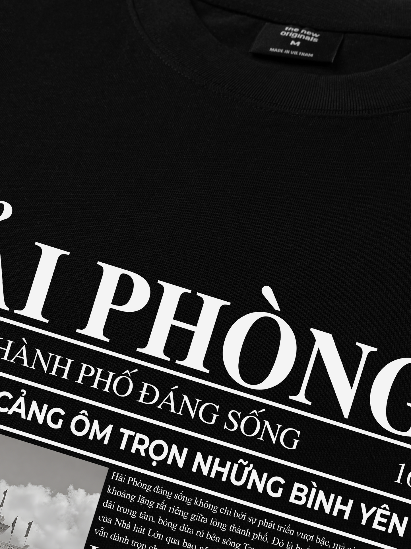 Áo Thun Relaxed Fit Thành Phố Đáng Sống