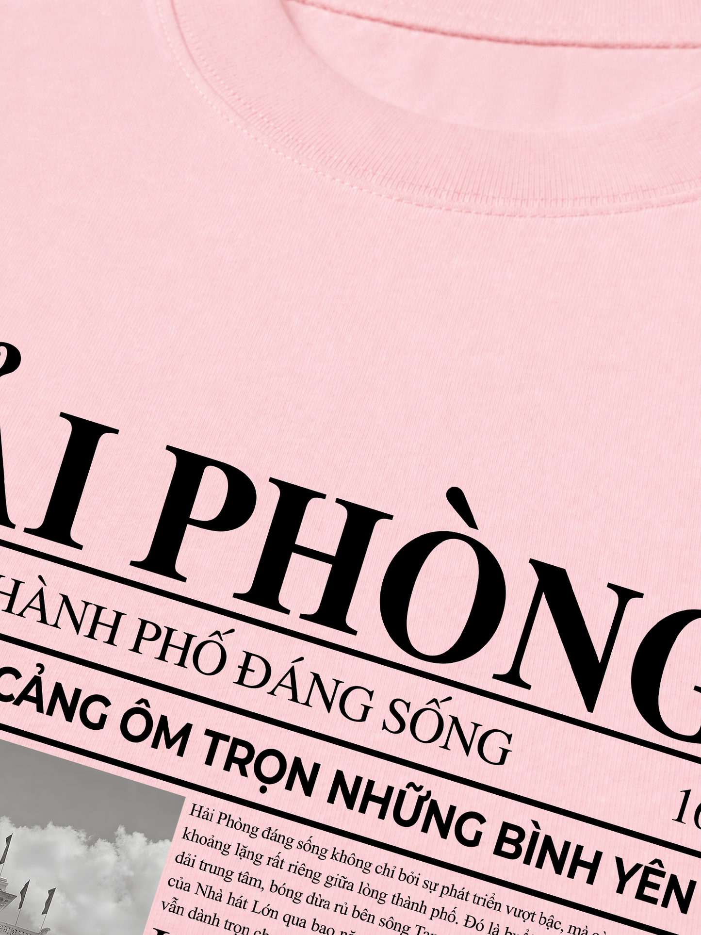 Áo Thun Relaxed Fit Thành Phố Đáng Sống