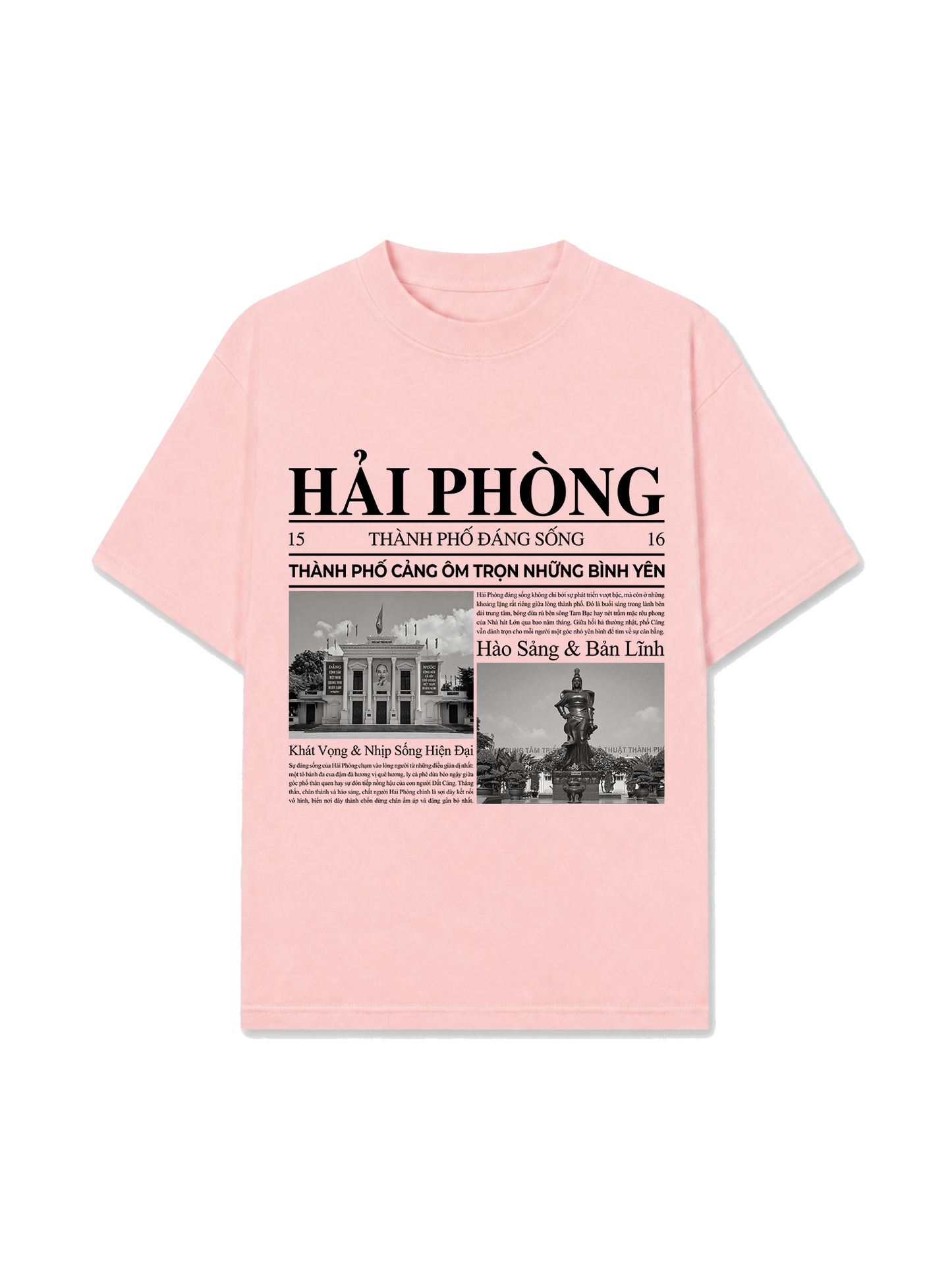 Áo Thun Relaxed Fit Thành Phố Đáng Sống