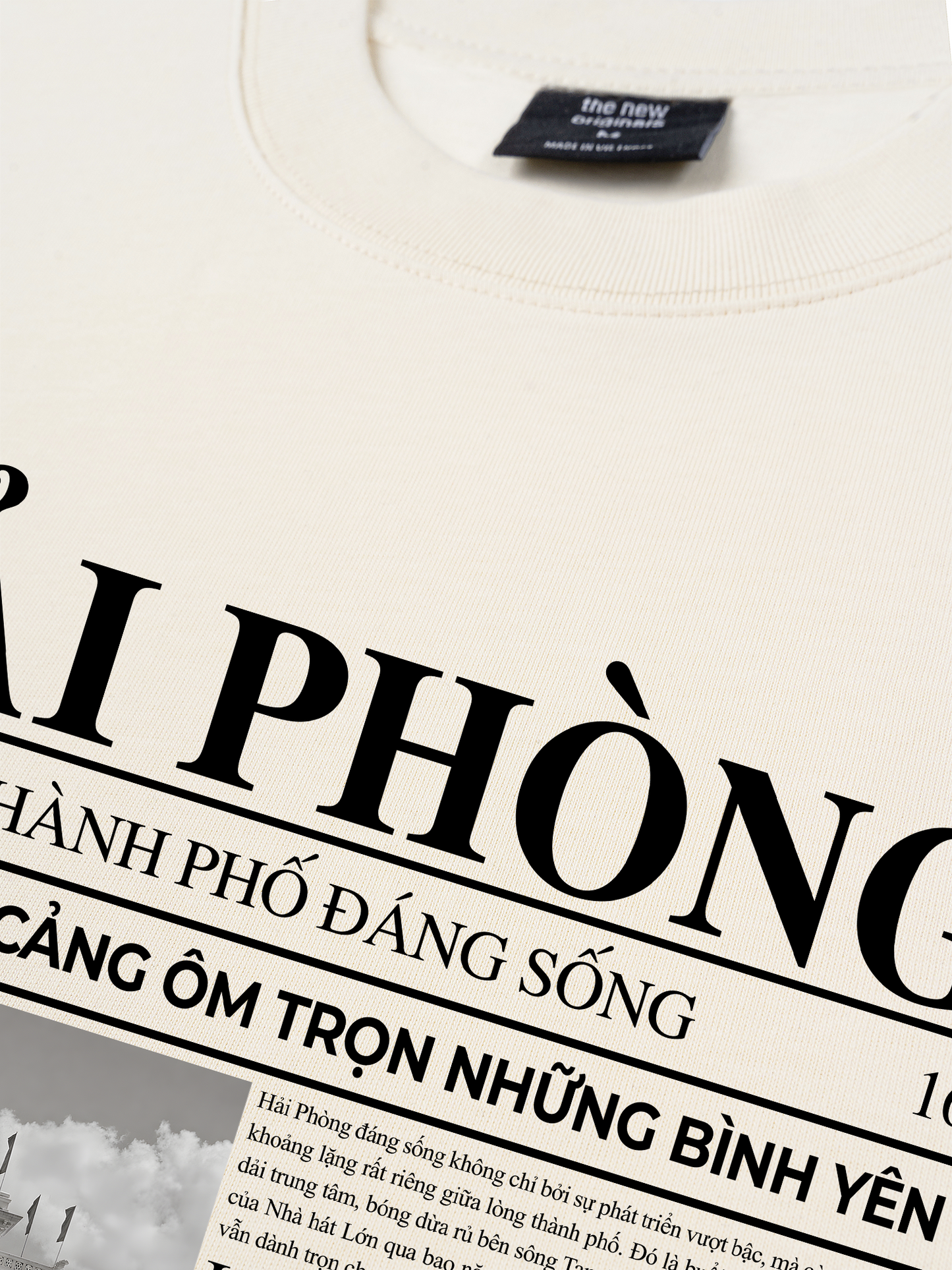 Áo Thun Relaxed Fit Thành Phố Đáng Sống
