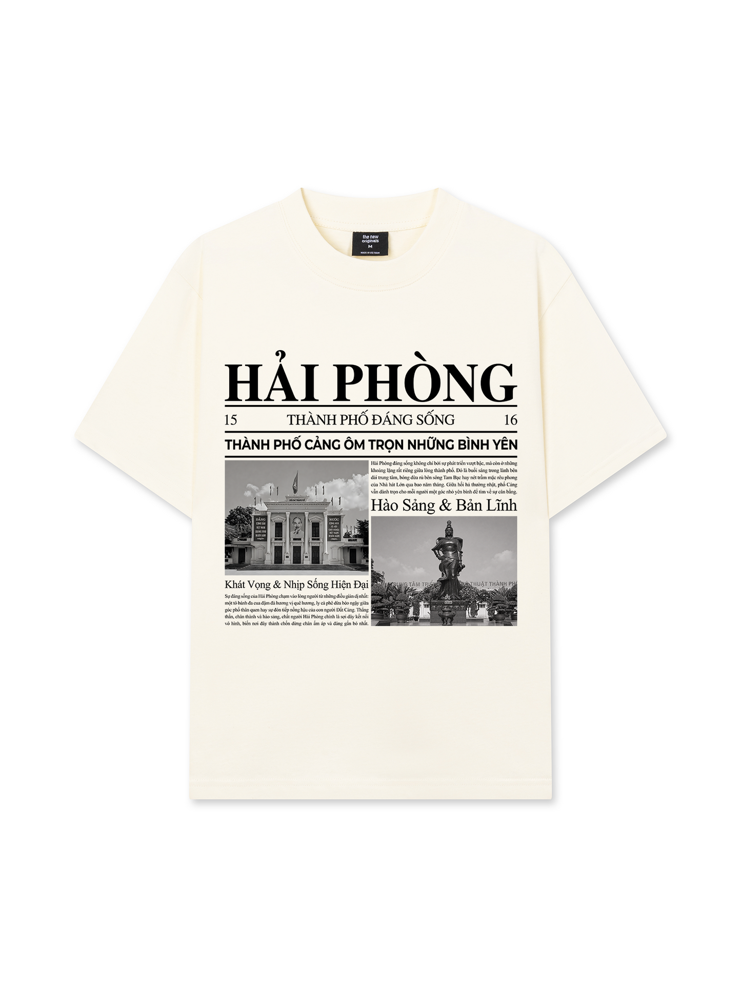Áo Thun Relaxed Fit Thành Phố Đáng Sống