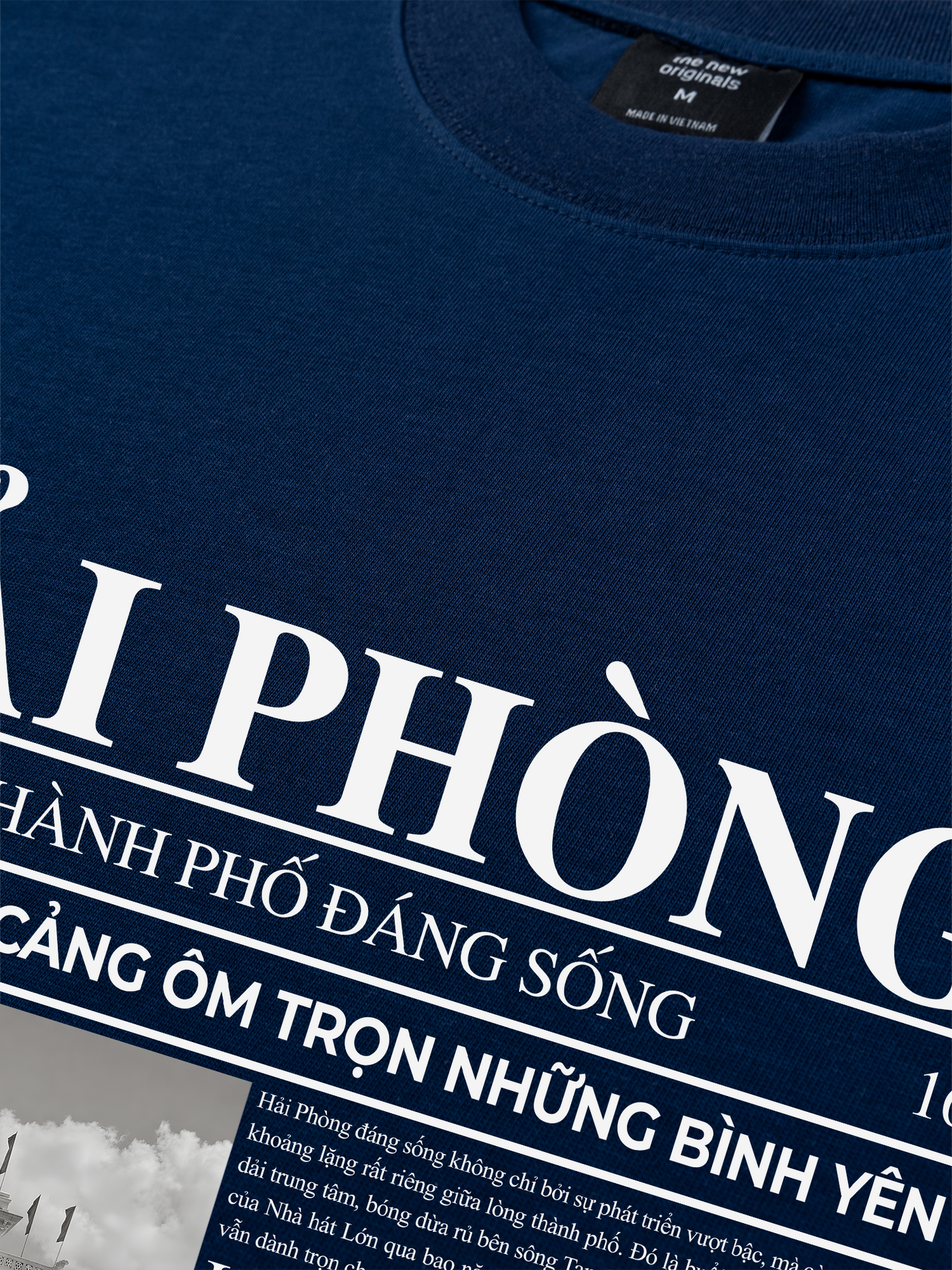 Áo Thun Relaxed Fit Thành Phố Đáng Sống