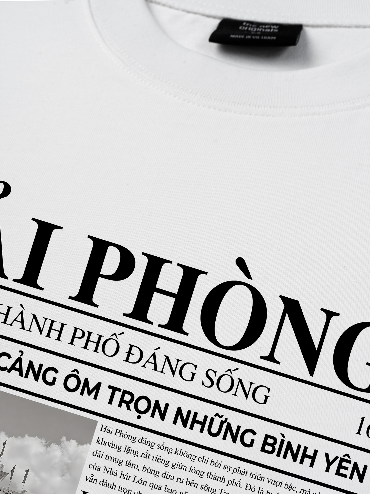 Áo Thun Relaxed Fit Thành Phố Đáng Sống