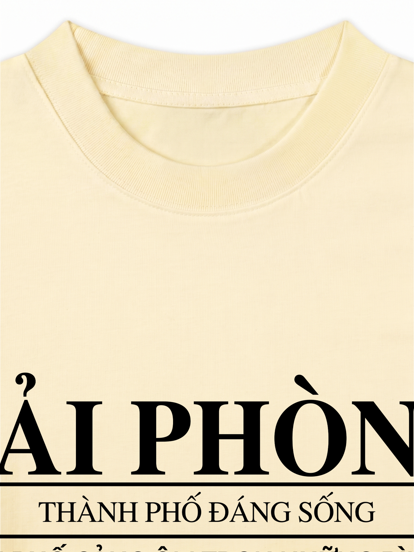 Áo Thun Relaxed Fit Thành Phố Đáng Sống