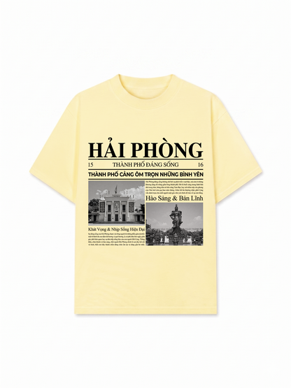 Áo Thun Relaxed Fit Thành Phố Đáng Sống