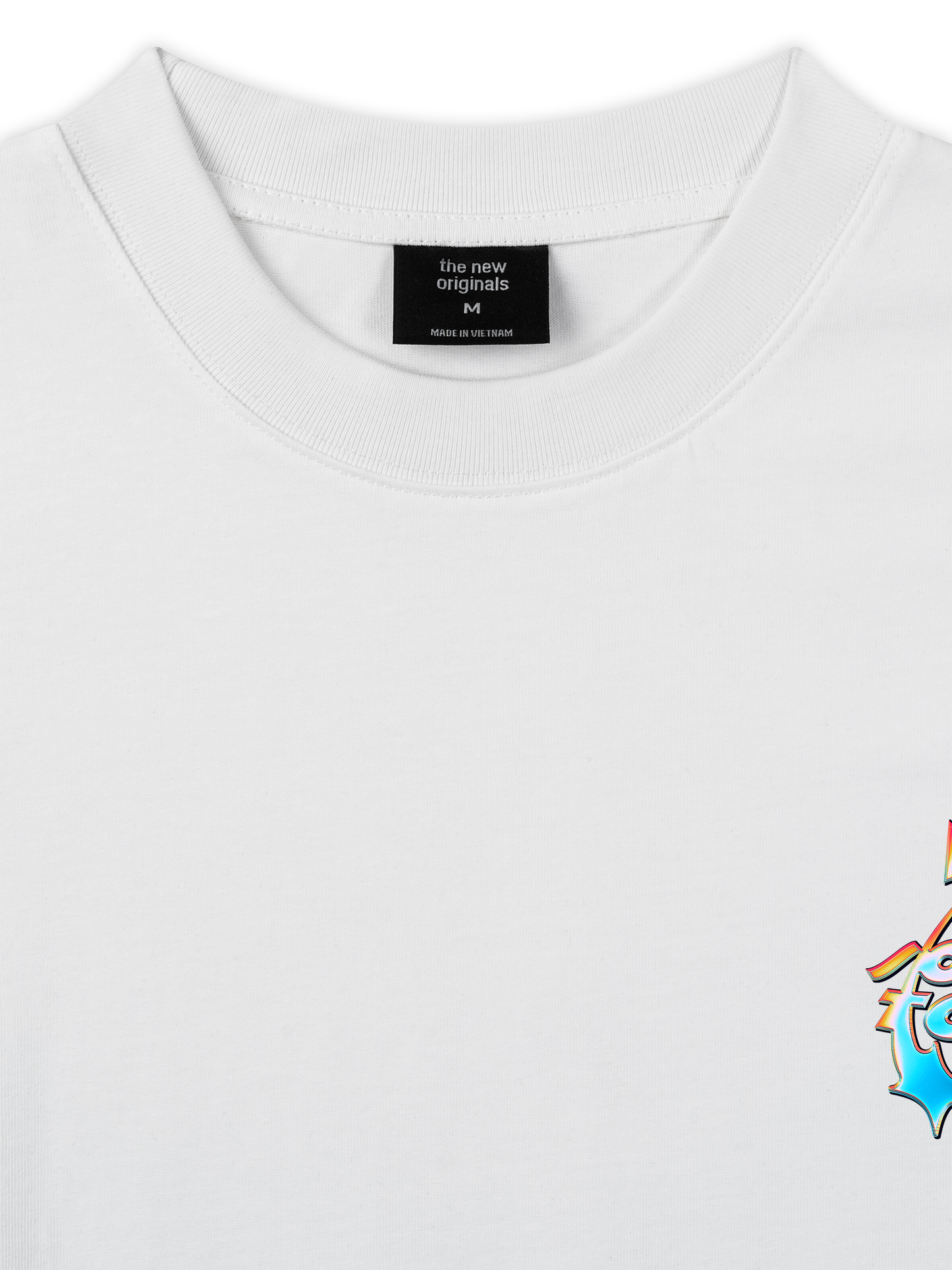 Áo Thun Relaxed Fit Not So Social Today Neon Holographic