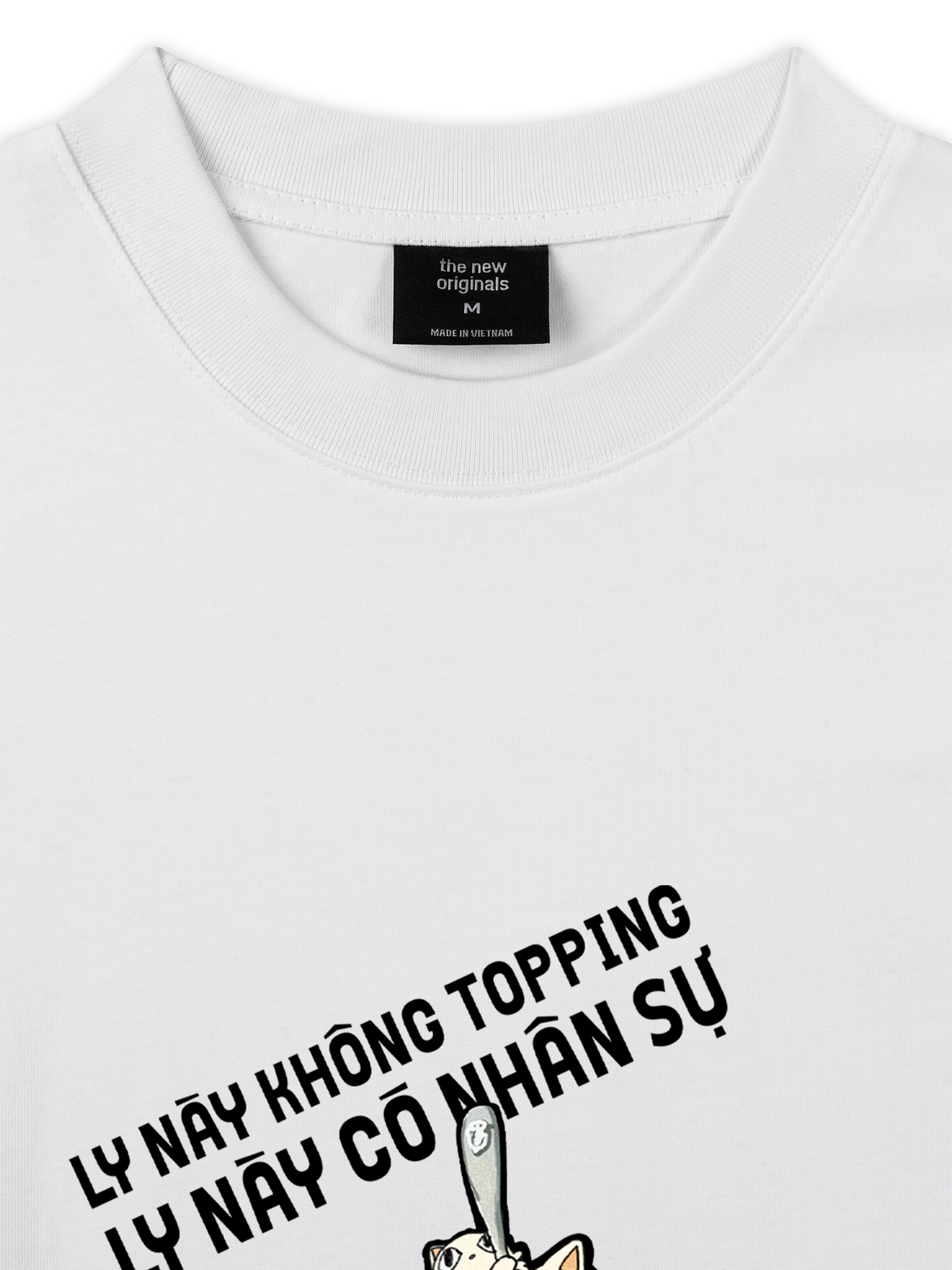 Áo Thun Relaxed Fit Hội Mèo Topping hơi quậy