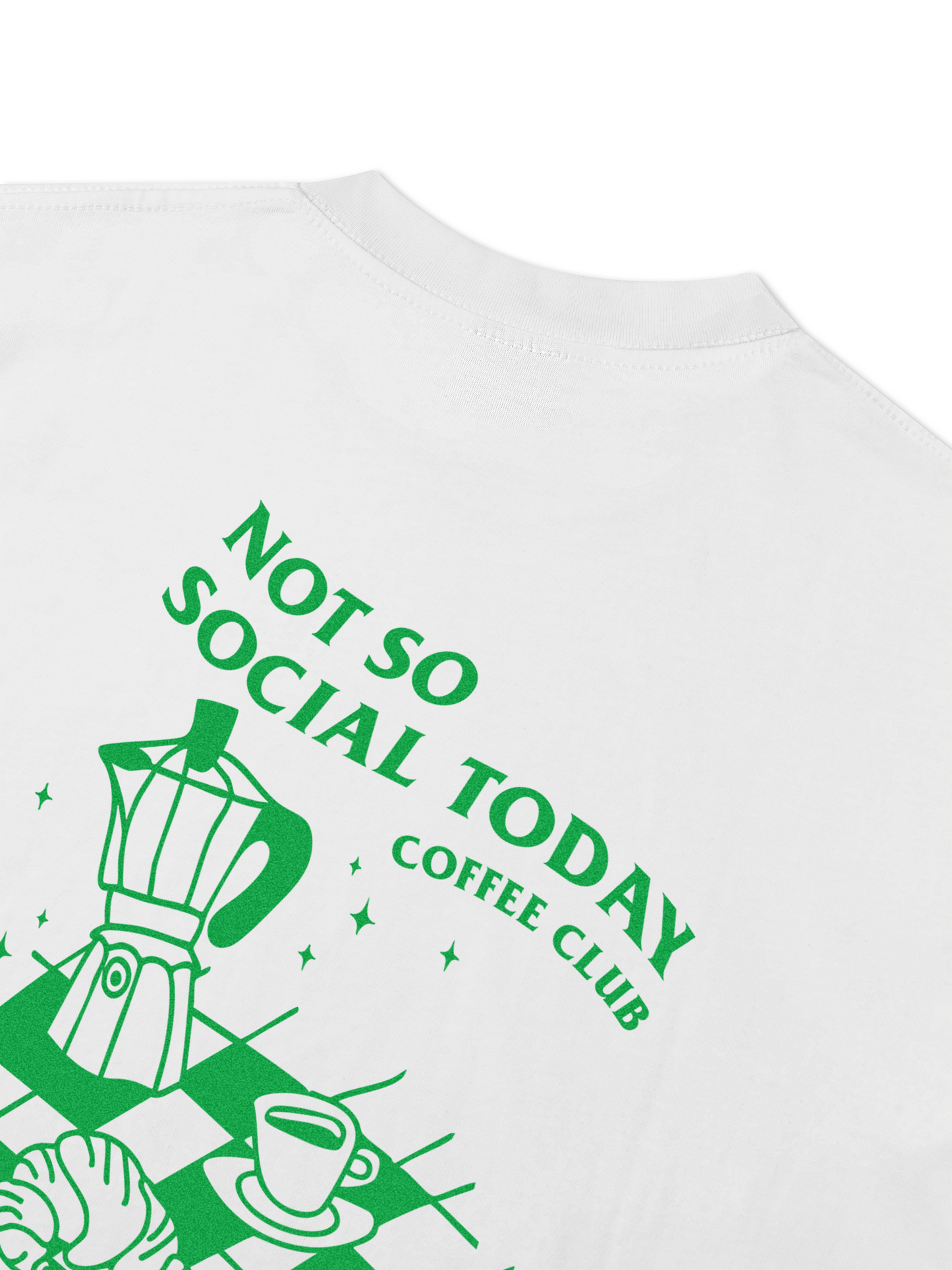 Áo Thun Relaxed Fit Not So Social Today Coffee Club