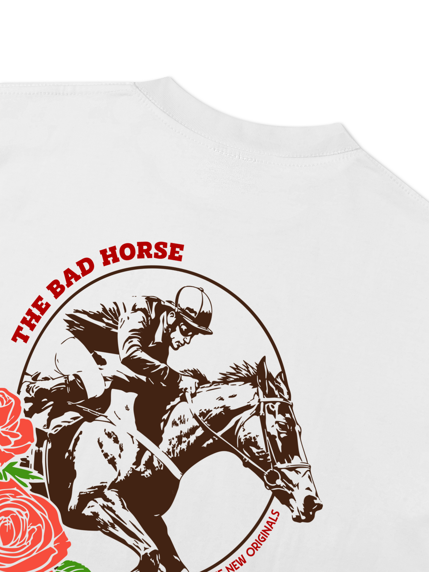 Áo Thun Relaxed Fit The Bad Horse Roses Group