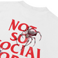 Áo Thun Relaxed Fit Not So Social Today Spider Webs