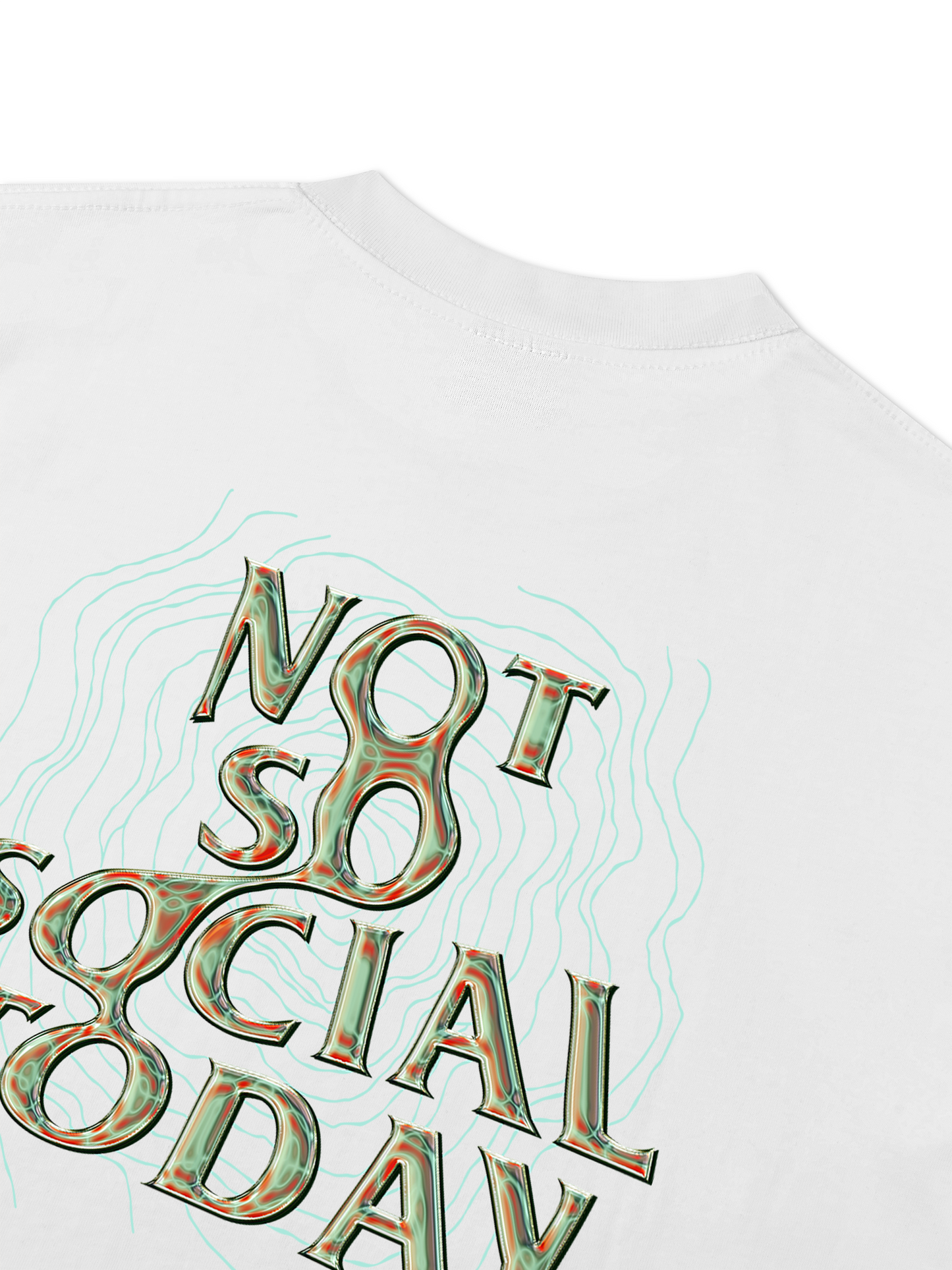 Áo Thun Relaxed Fit Not So Social Today Ripple