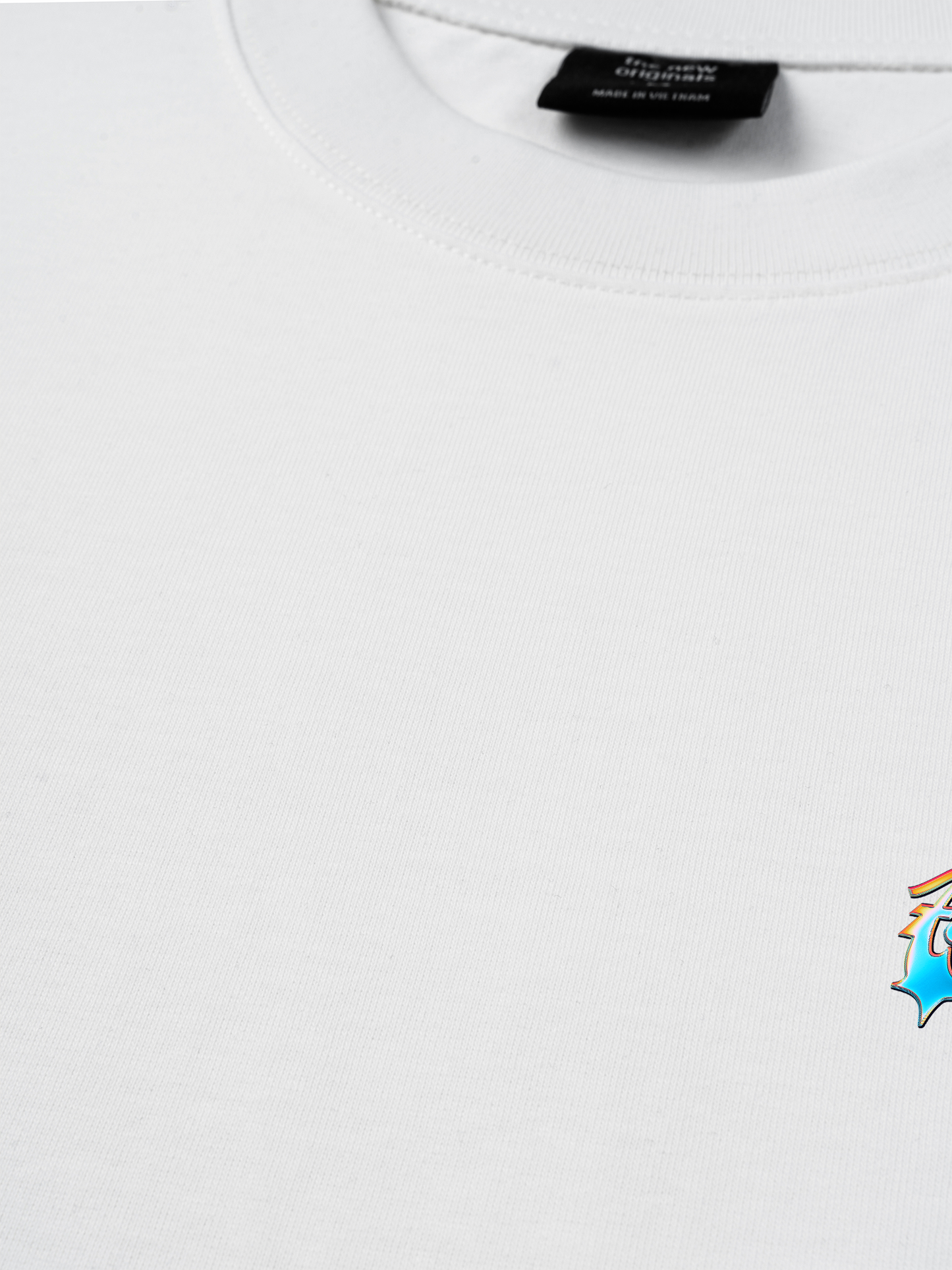 Áo Thun Relaxed Fit Not So Social Today Neon Holographic