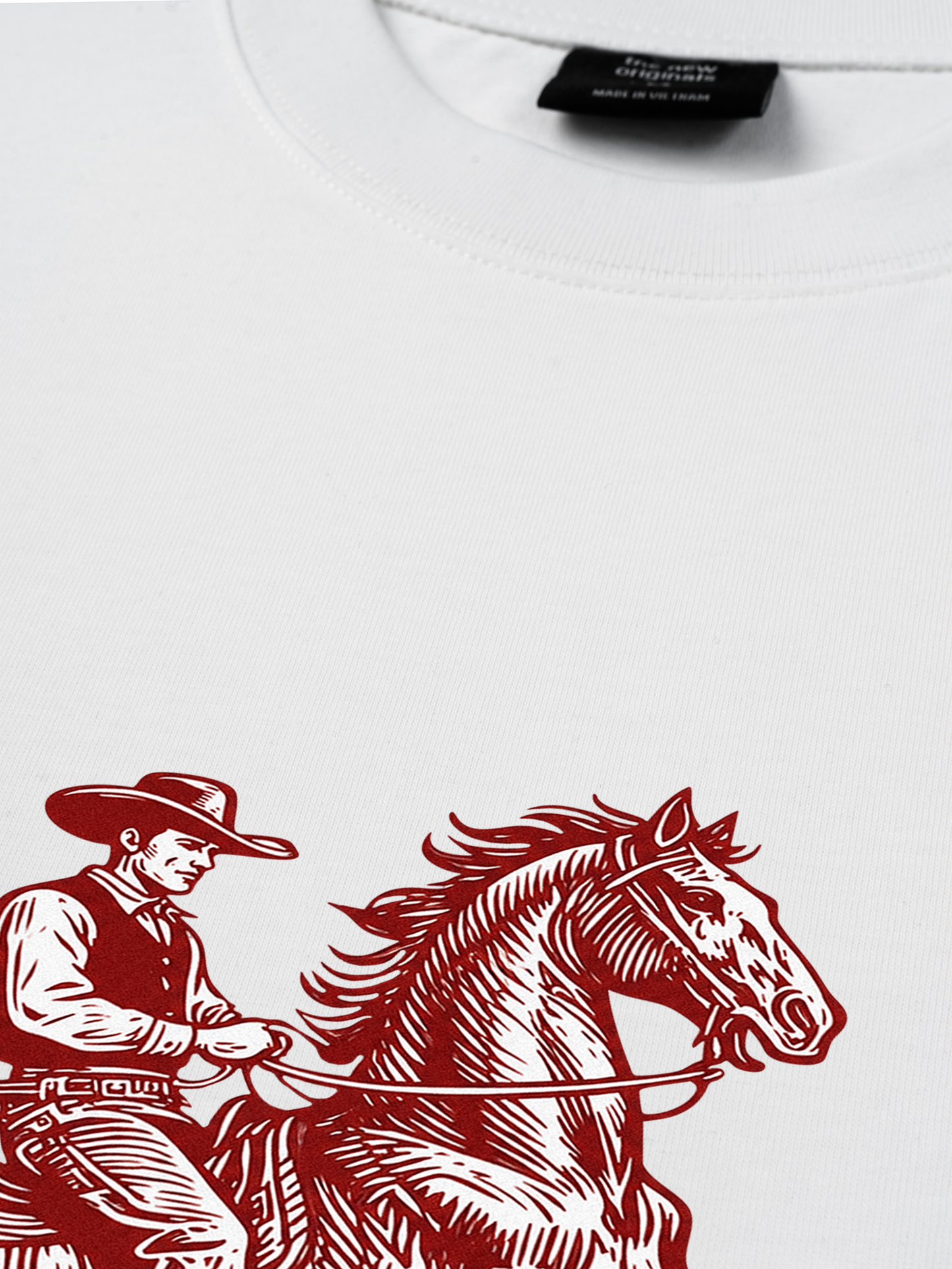 Áo Thun Relaxed Fit The Bad Horse Ace of Heart