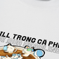 Áo Thun Relaxed Fit Hội Mèo Chill trong Cà Phê
