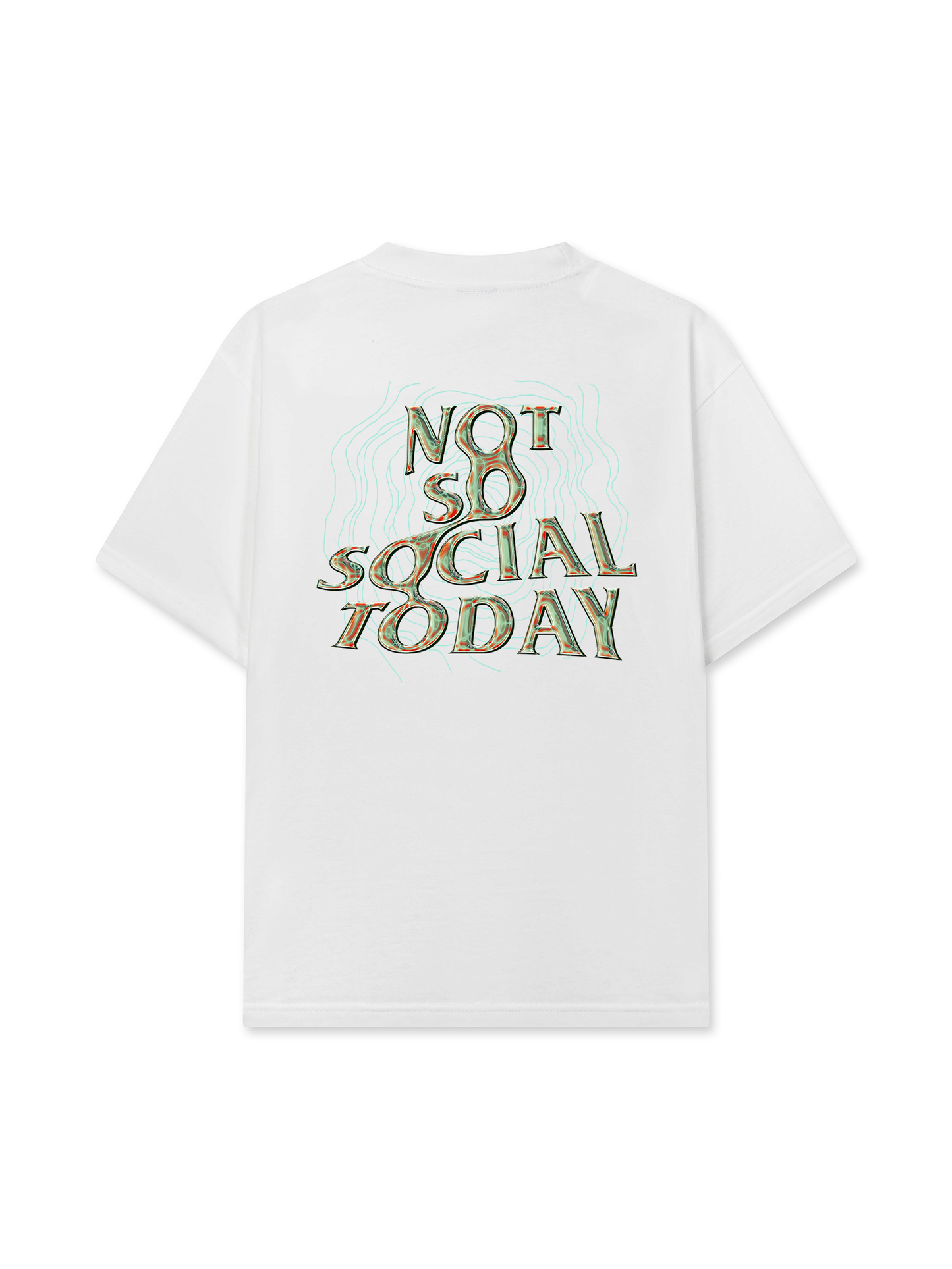 Áo Thun Relaxed Fit Not So Social Today Ripple