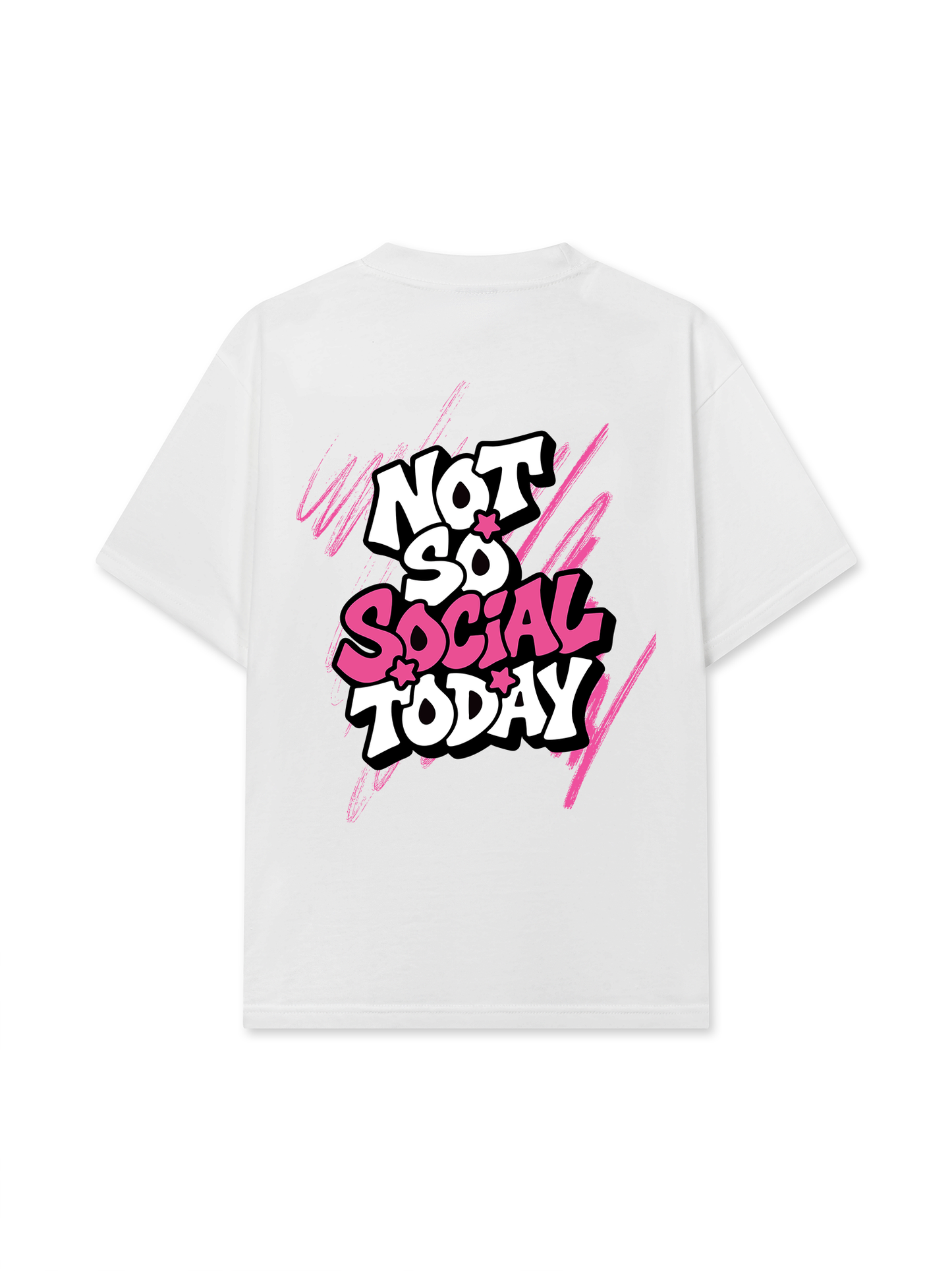 Áo Thun Relaxed Fit Not So Social Today Scribbles