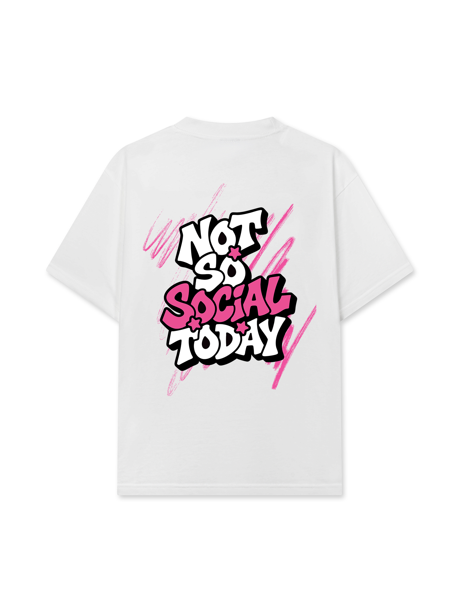 Áo Thun Relaxed Fit Not So Social Today Scribbles