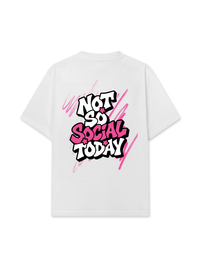 Áo Thun Relaxed Fit Not So Social Today Scribbles