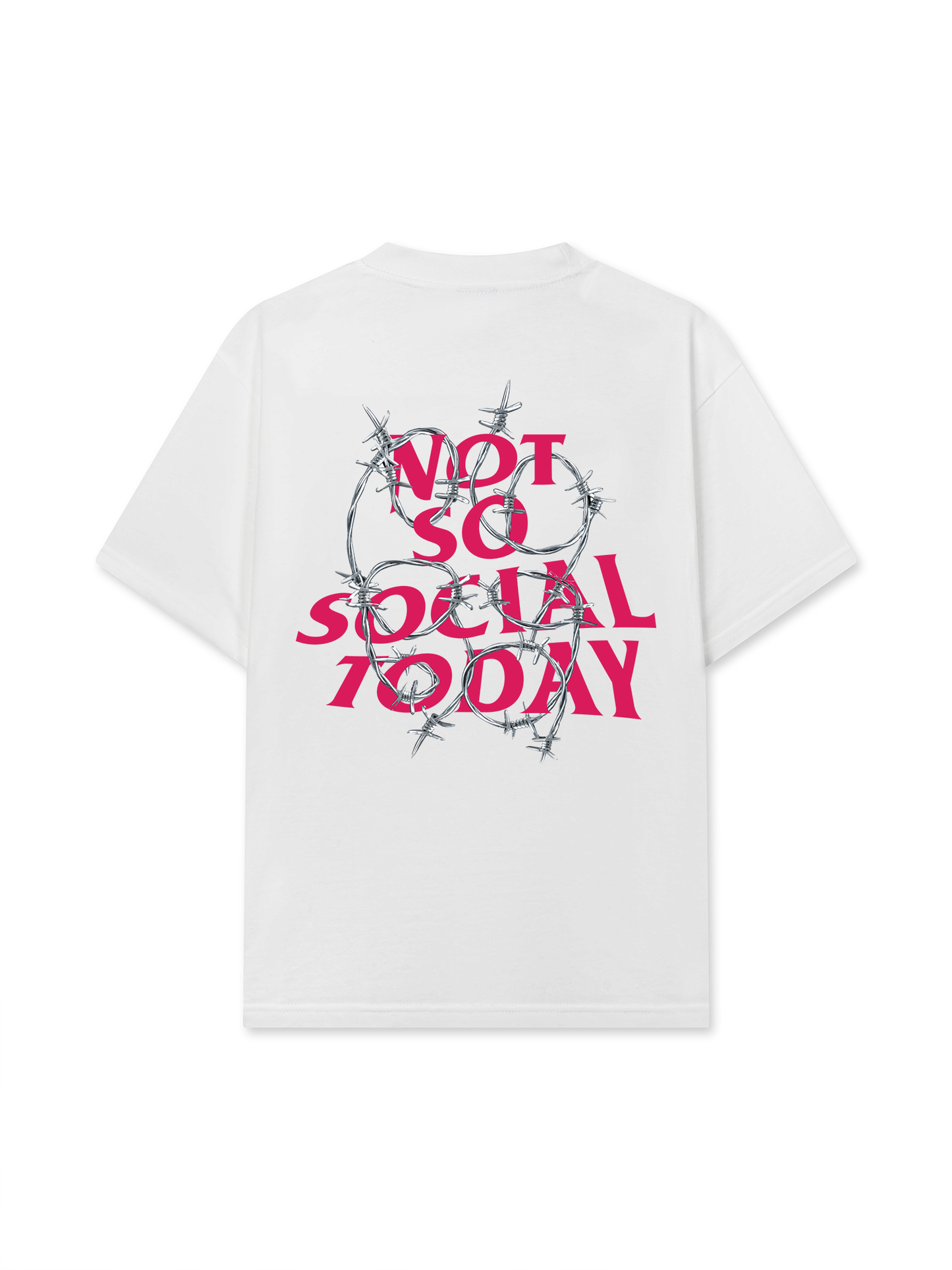 Áo Thun Relaxed Fit Not So Social Today Bobwire