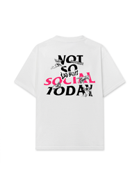 Áo Thun Relaxed Fit Not So Social Today Sad Boyz