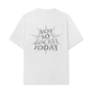 Áo Thun Relaxed Fit Not So Social Today Silver Glitter