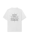 Áo Thun Relaxed Fit Not So Social Today Silver Glitter