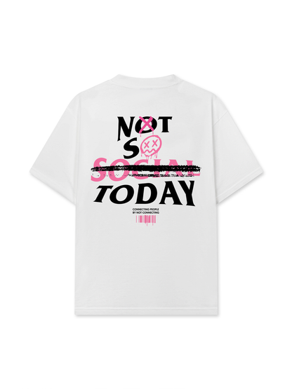 Áo Thun Relaxed Fit Not So Social Today Sprayed