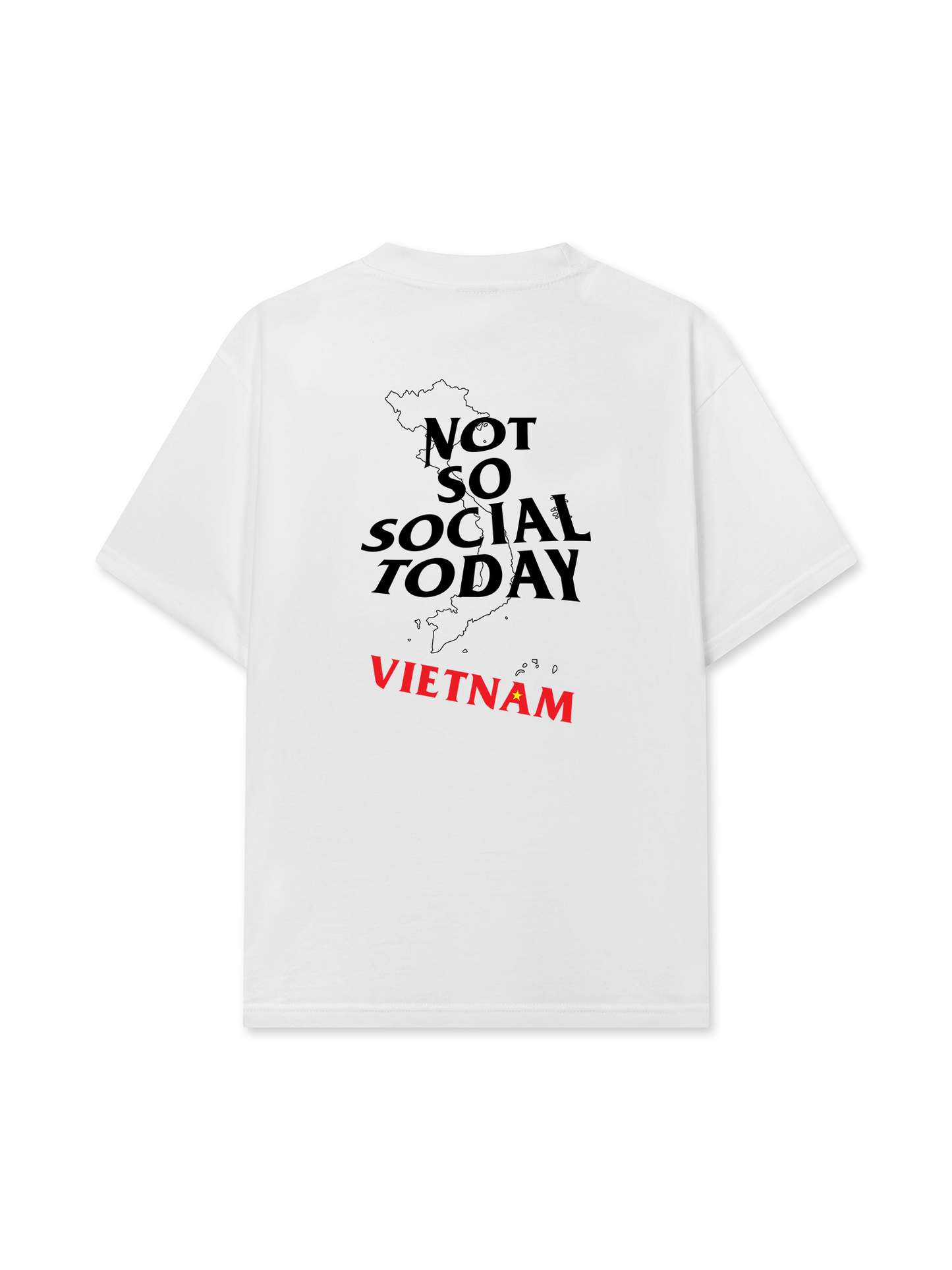 Áo Thun Relaxed Fit Not So Social Today Vietnam