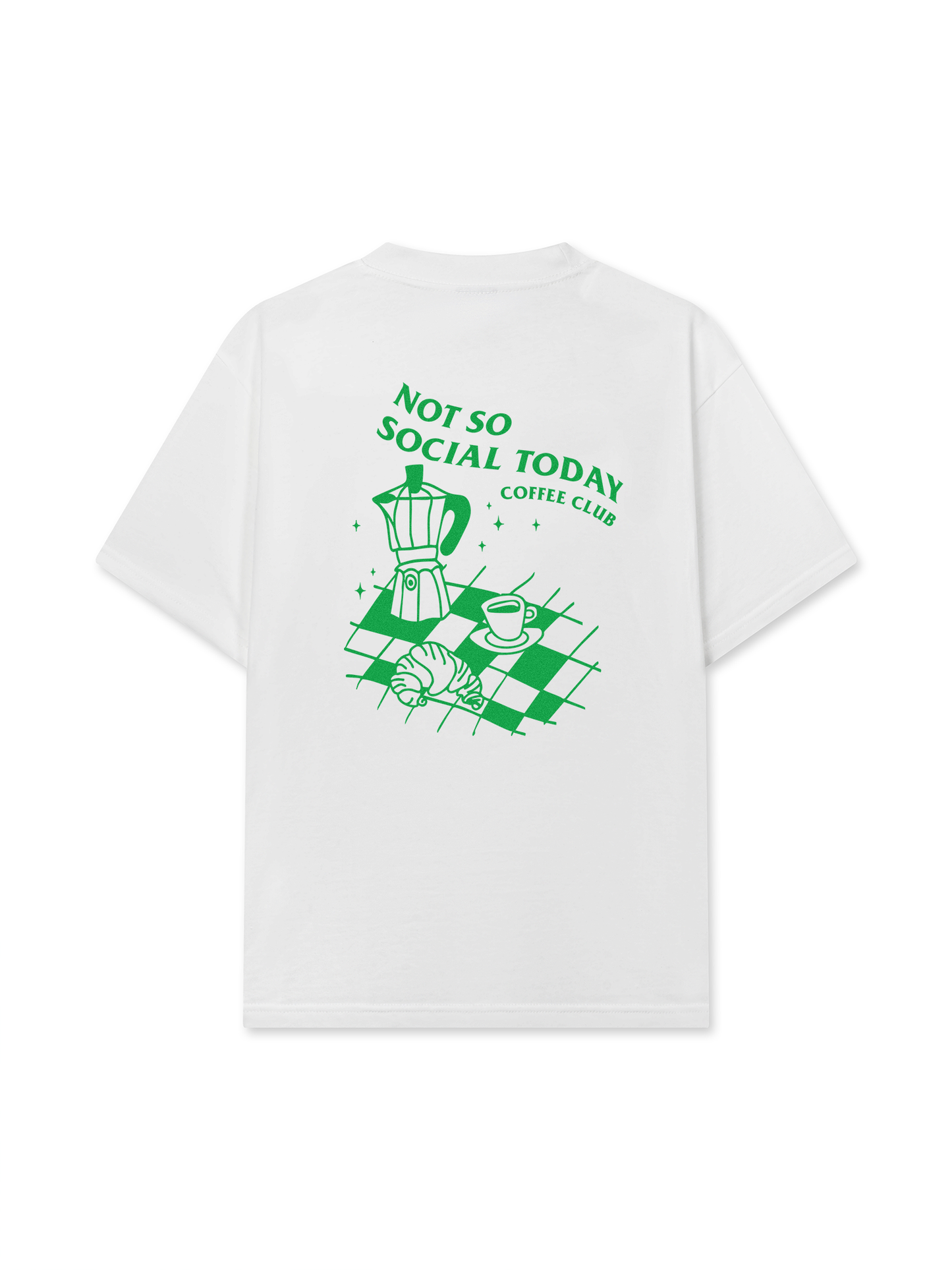 Áo Thun Relaxed Fit Not So Social Today Coffee Club