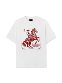Áo Thun Relaxed Fit The Bad Horse Ace of Heart