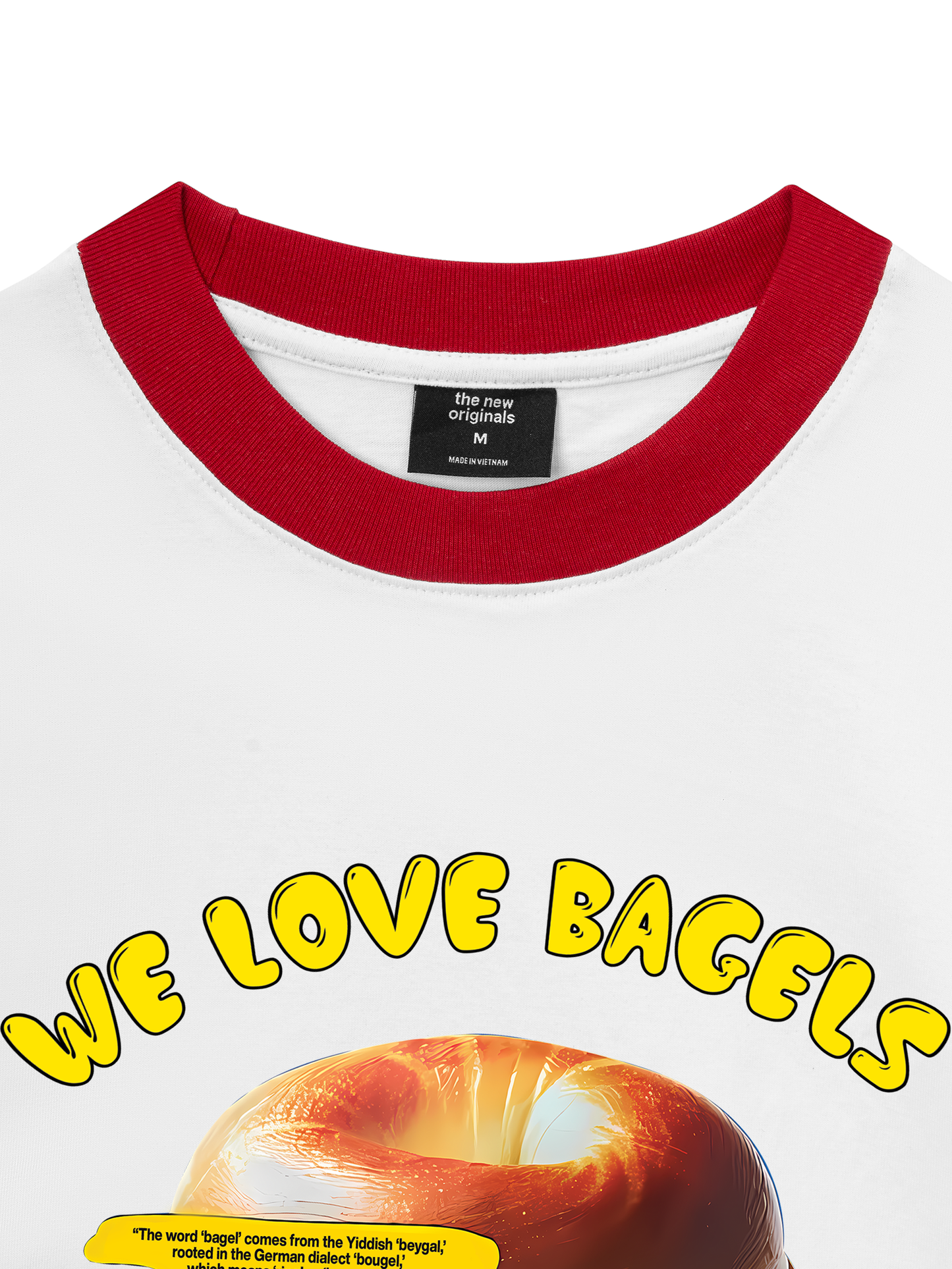 Áo Thun Ringer Relaxed Fit Sweet Pastry We Love Baggles