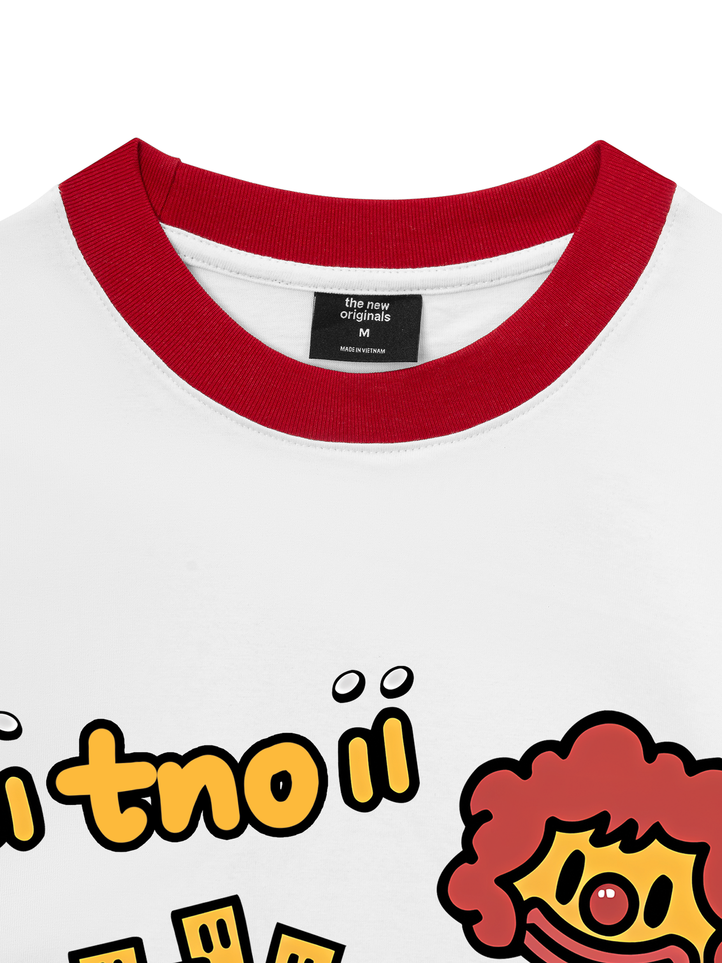 Áo Thun Ringer Relaxed Fit Sweet Pastry Burger Fry