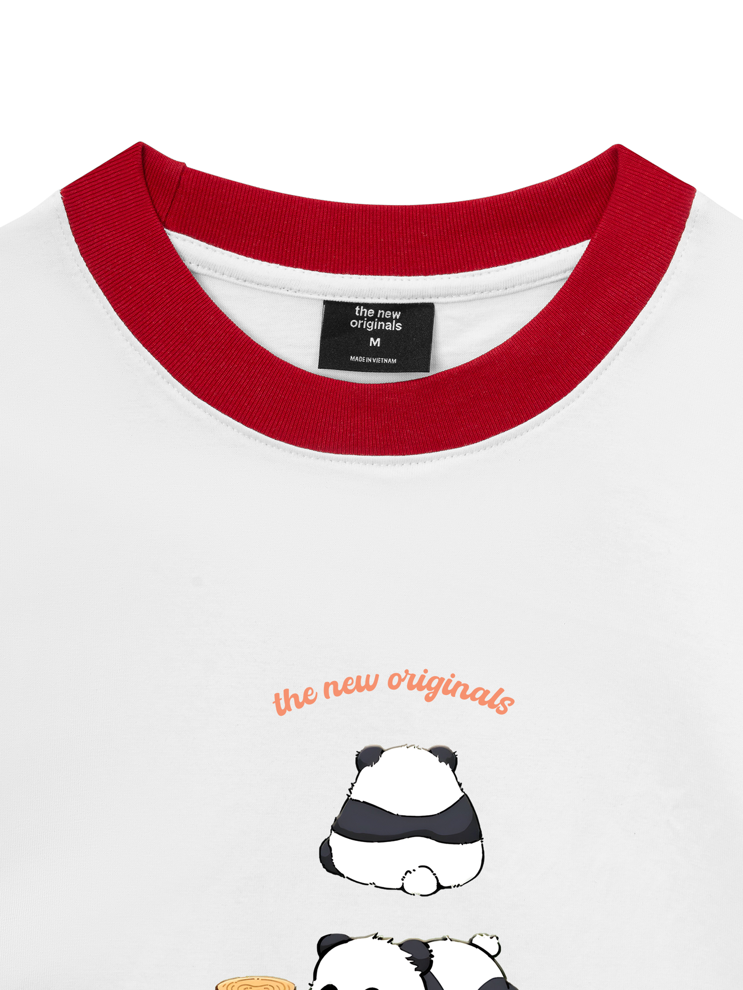 Áo Thun Ringer Relaxed Fit Panda Moooood