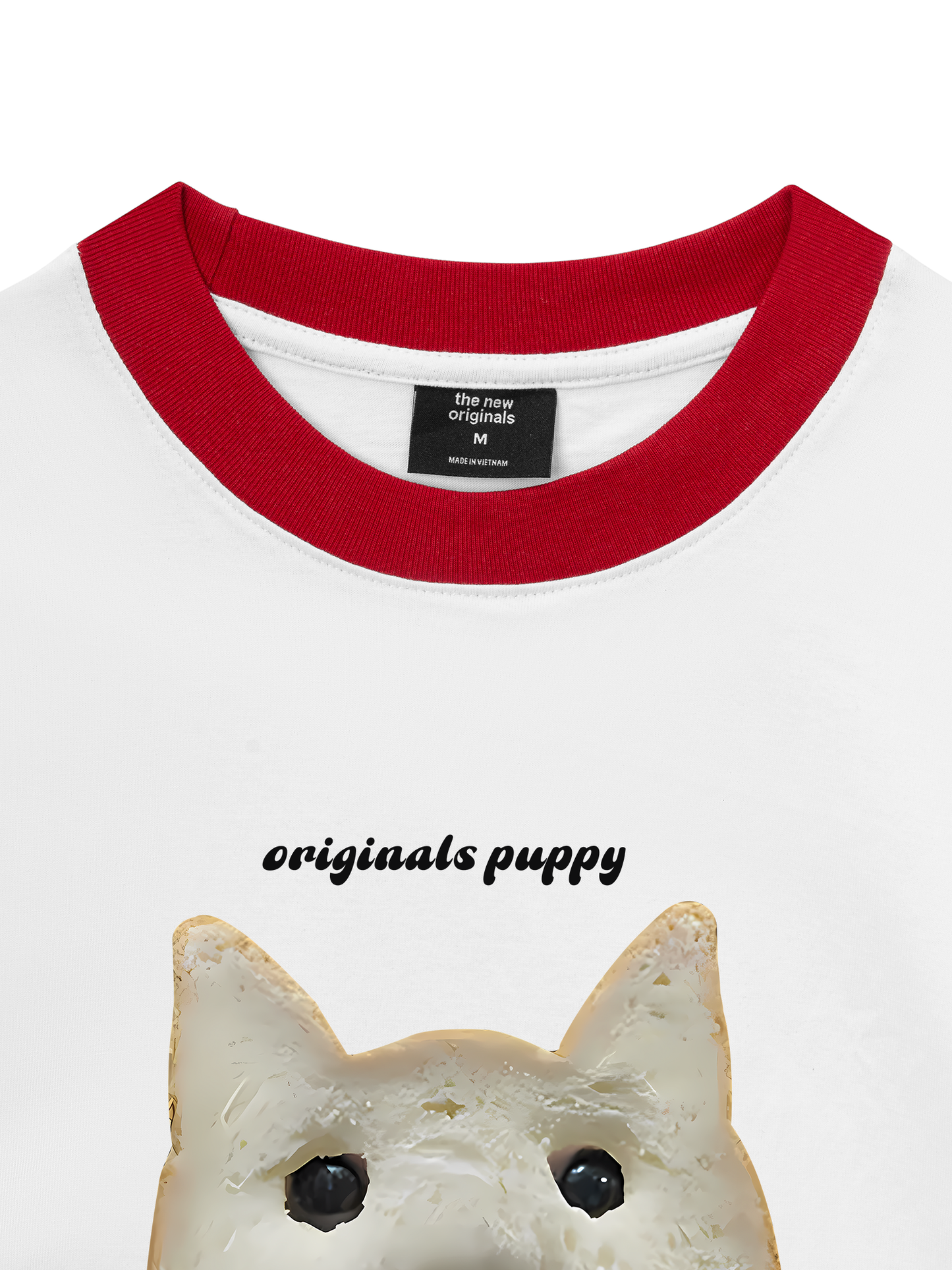 Áo Thun Ringer Relaxed Fit Sweet Pastry Orginals Puppy