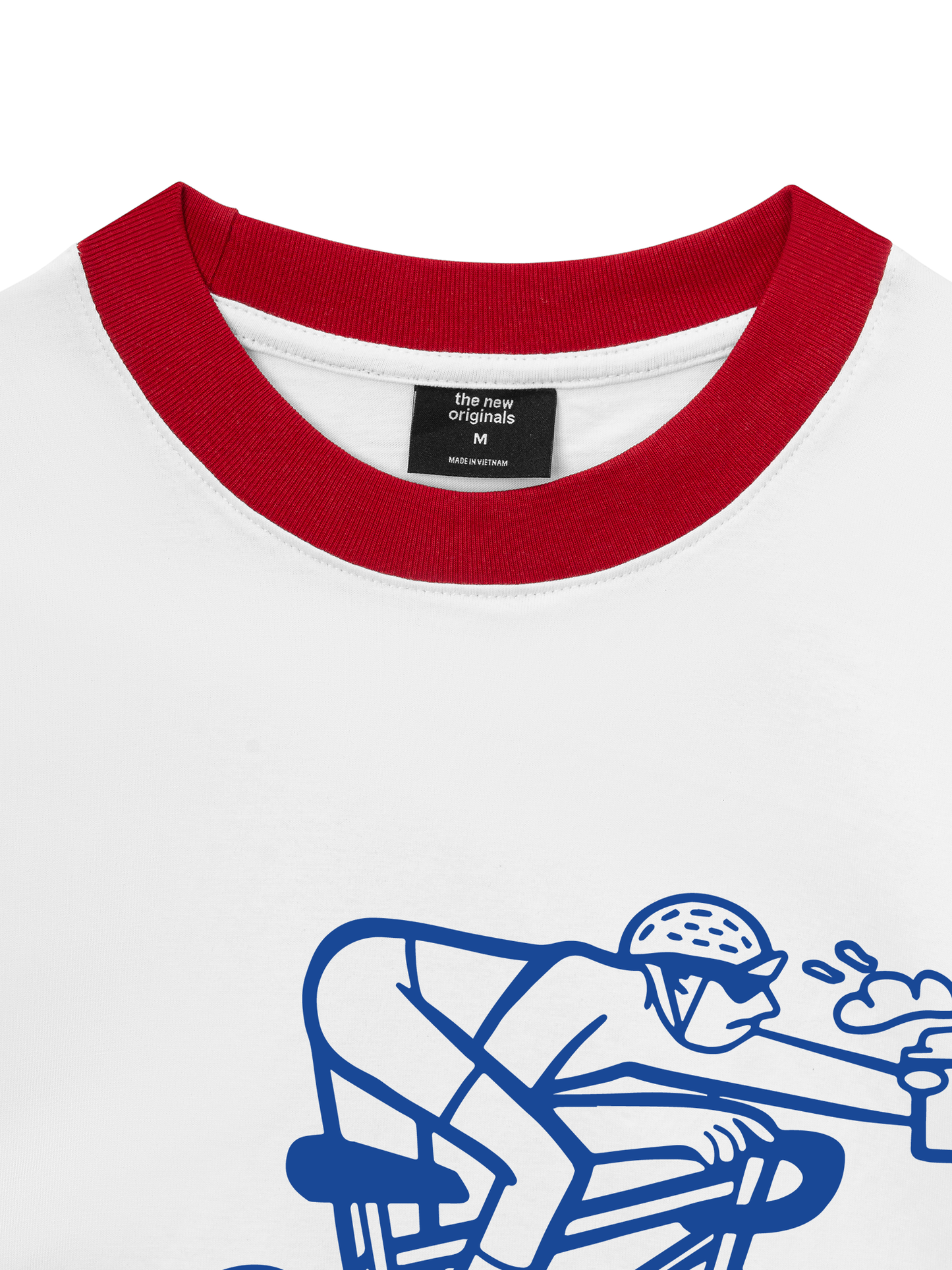 Áo Thun Ringer Relaxed Fit Ride A Lot Oversized