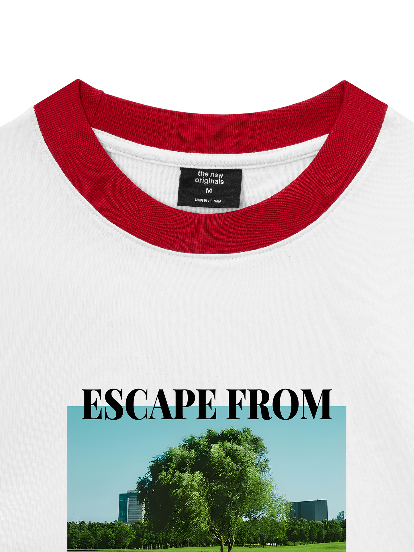 Áo Thun Ringer Relaxed Fit Escape From Reality