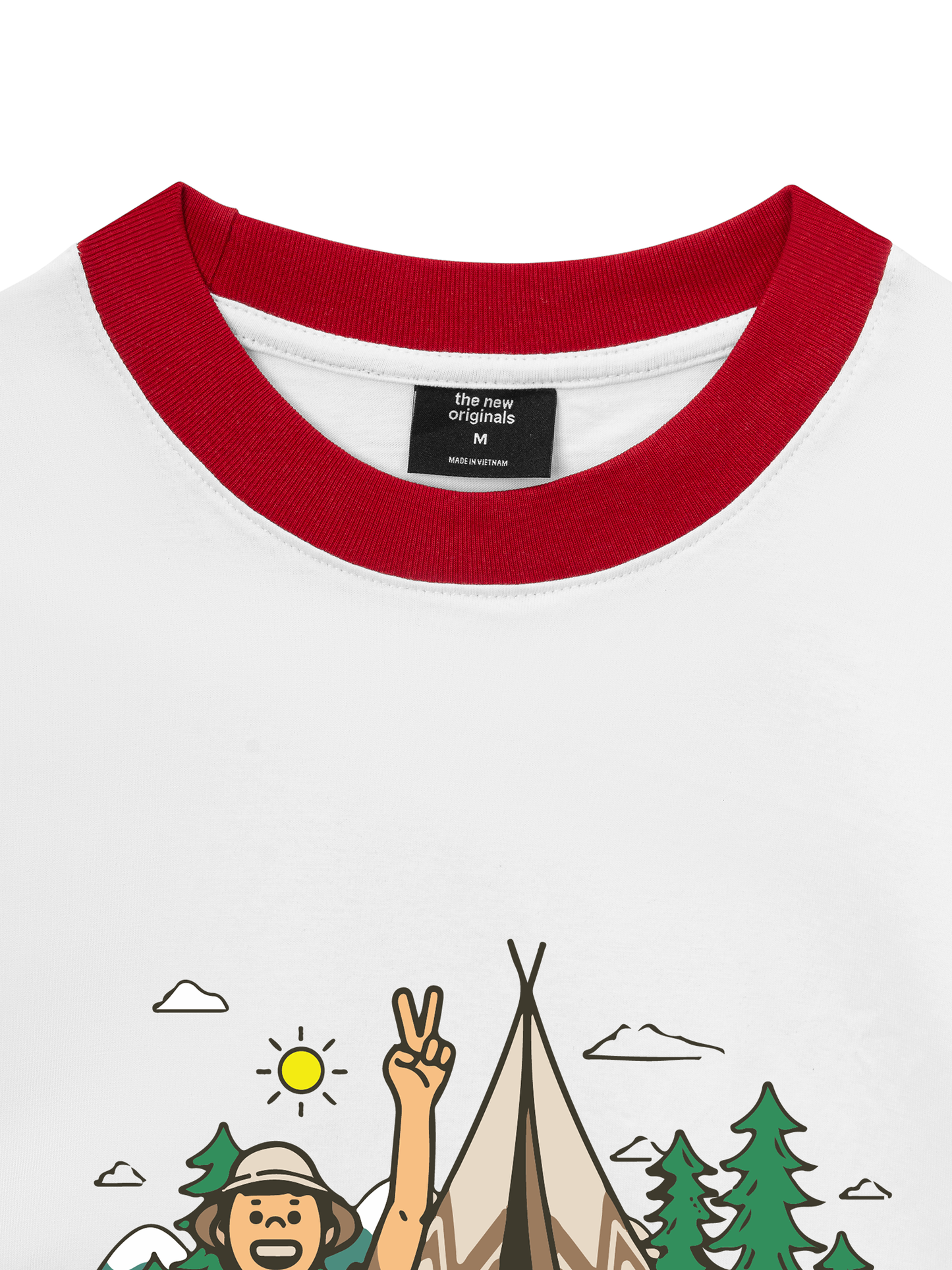 Áo Thun Ringer Relaxed Fit Camplife Original