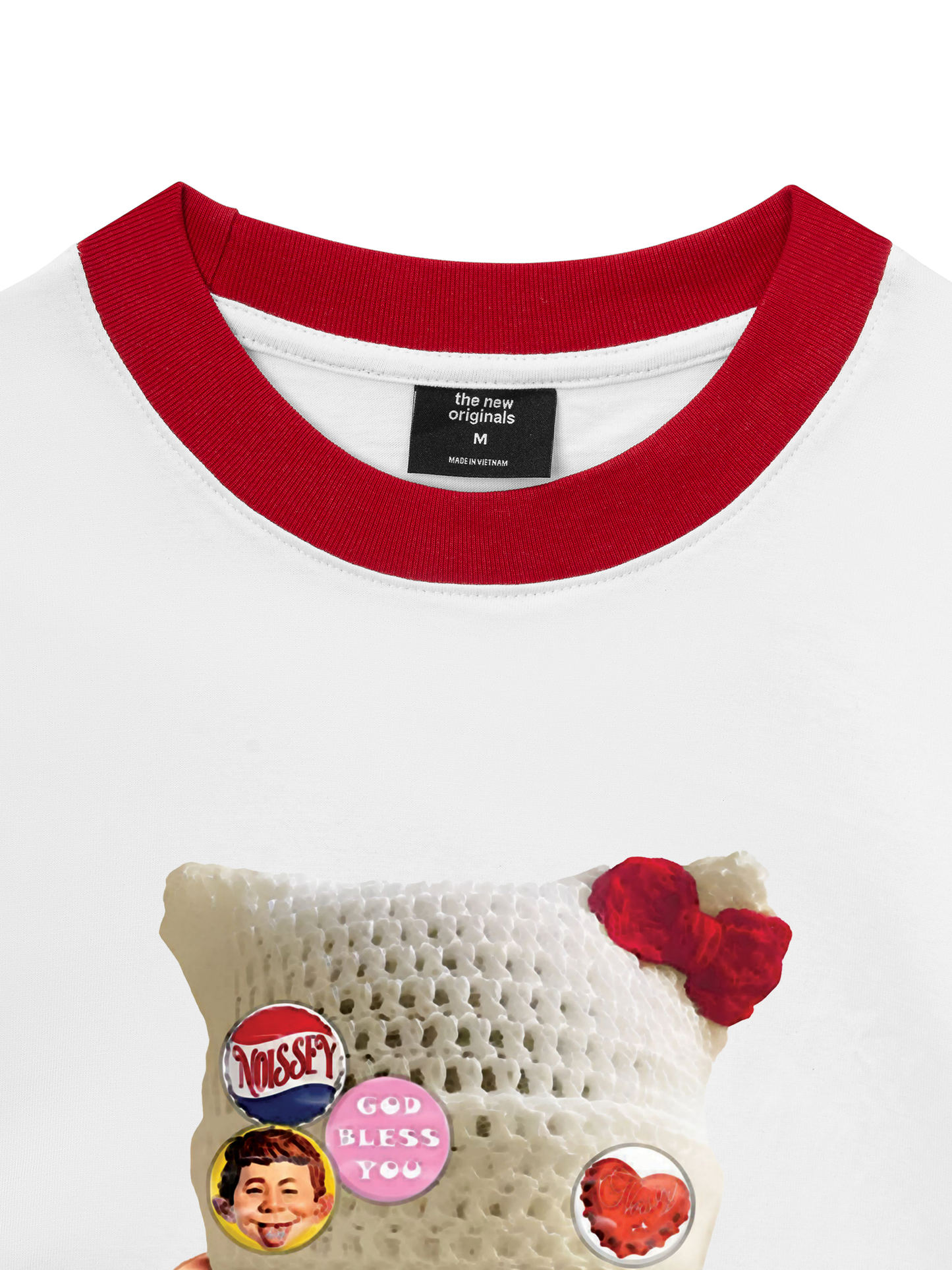 Áo Thun Ringer Relaxed Fit Badge DIY_ bad boy_s woolen hat