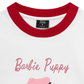 Áo Thun Ringer Relaxed Fit Animal Barbie Puppy
