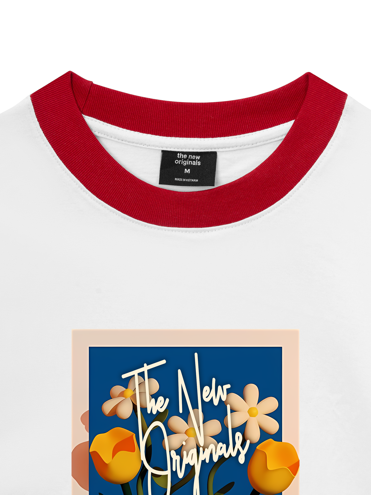 Áo Thun Ringer Relaxed Fit Be Bold Wellcome Happiness