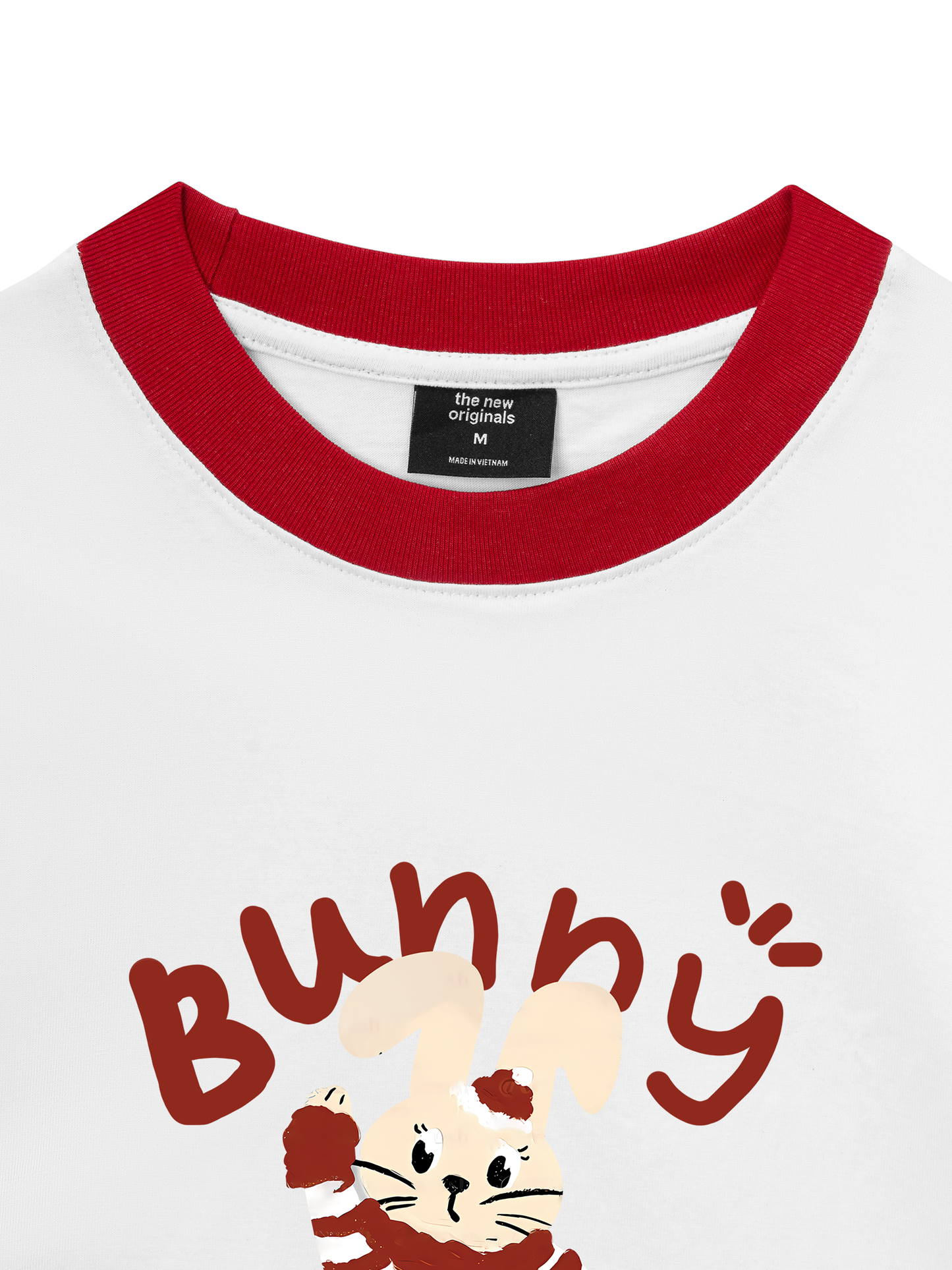 Áo Thun Ringer Relaxed Fit Animal Bunny