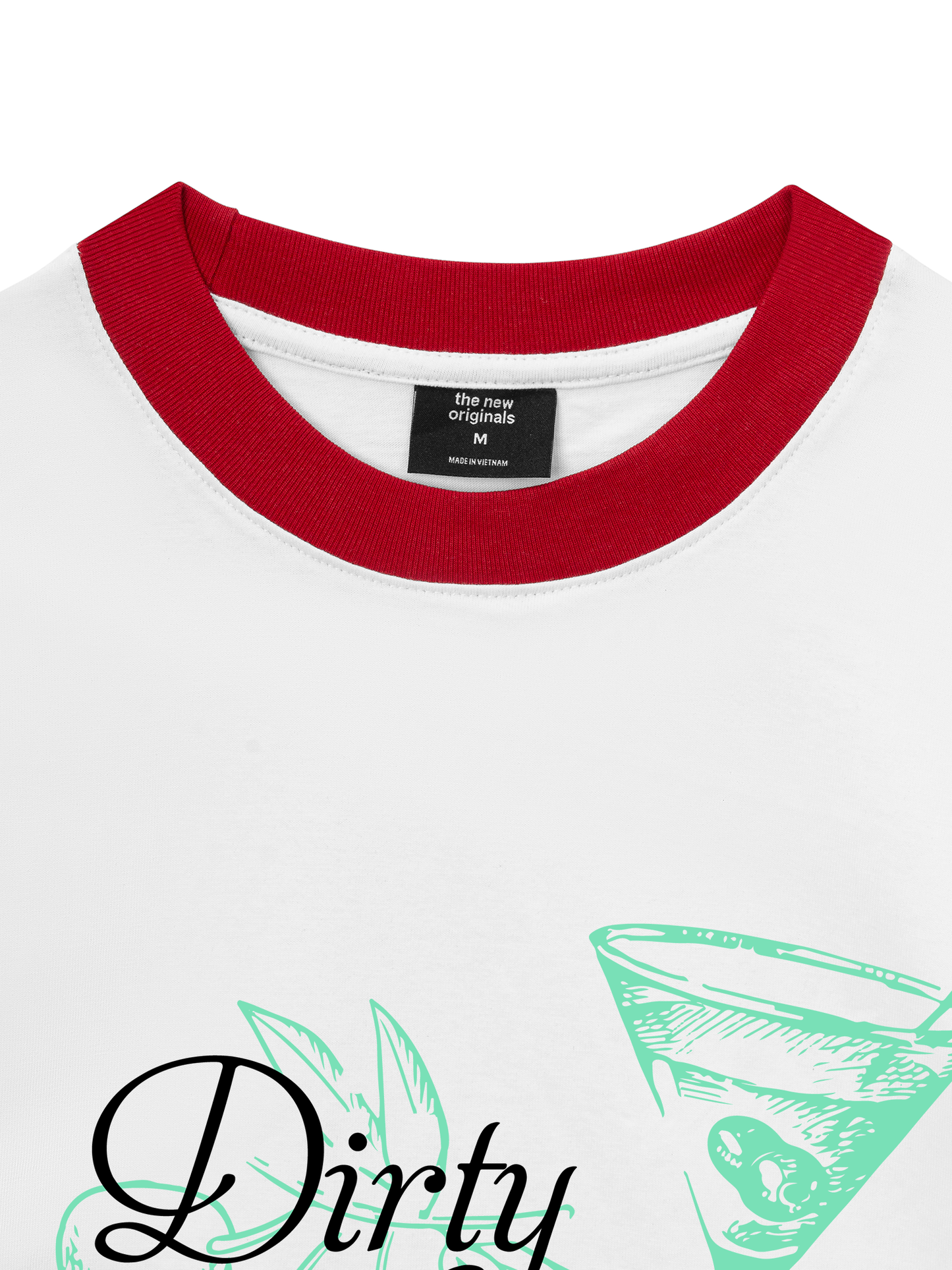 Áo Thun Ringer Relaxed Fit Fresh Dirty Martini