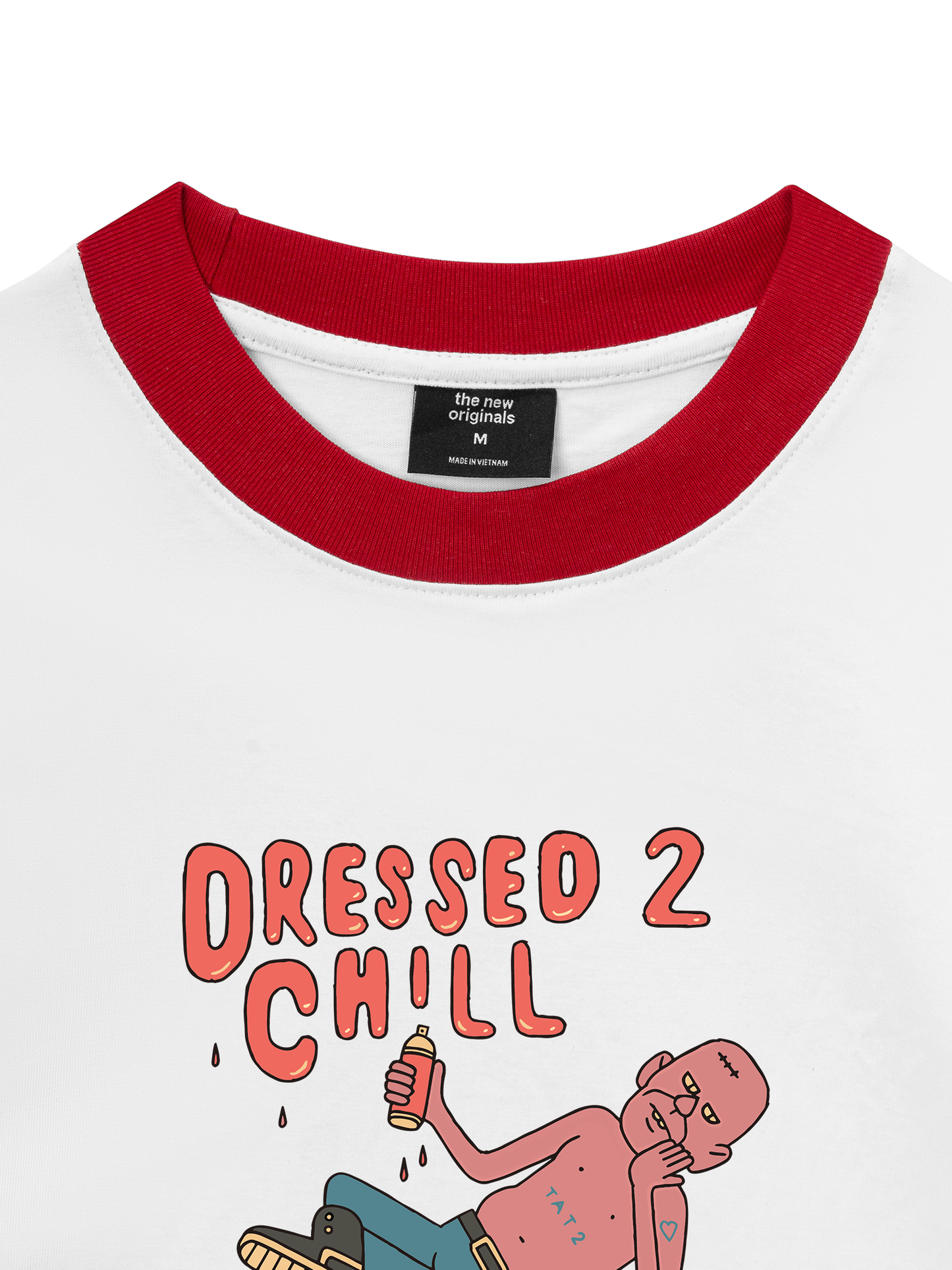 Áo Thun Ringer Relaxed Fit Weekend Dressed Chill