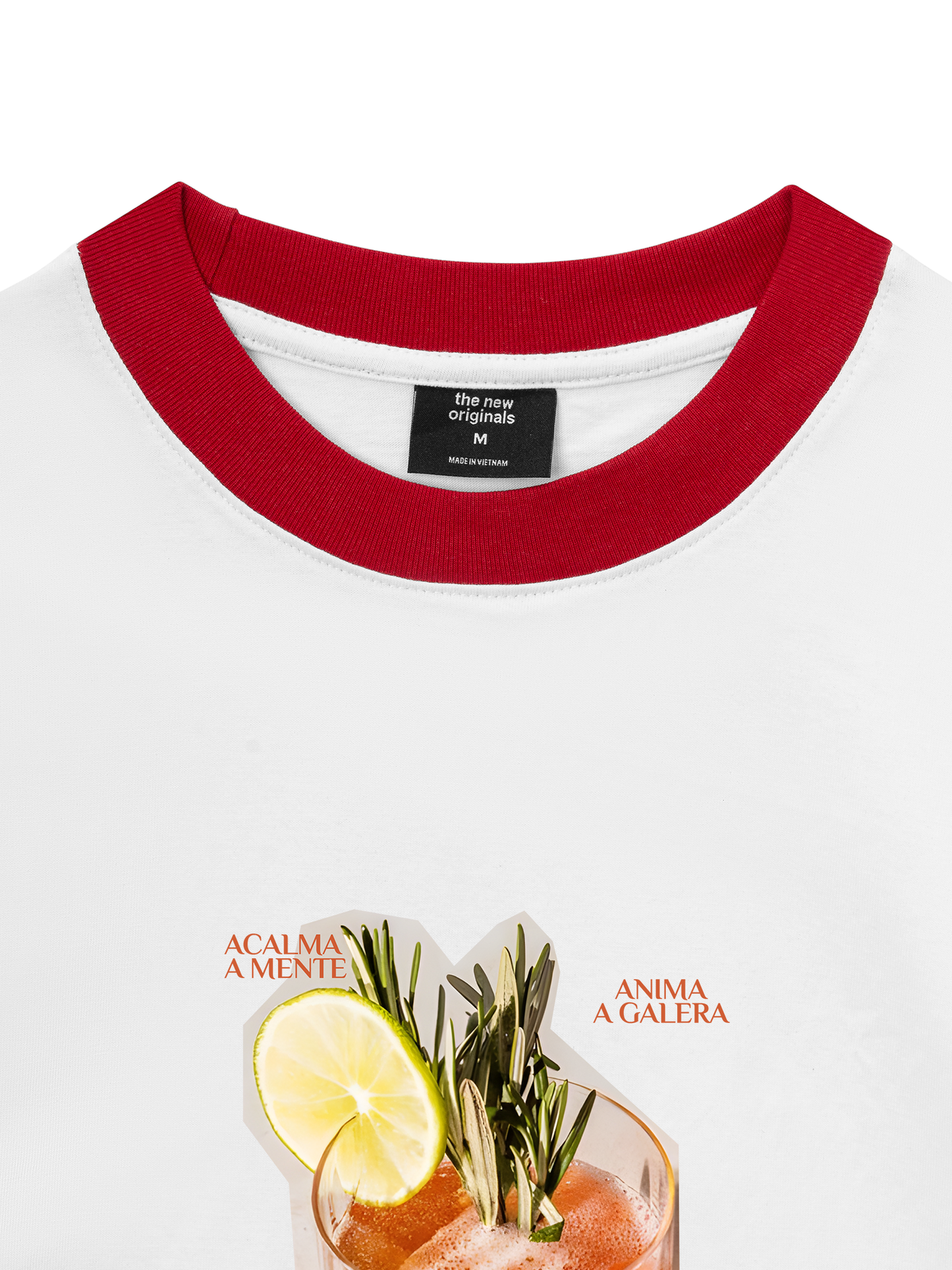 Áo Thun Ringer Relaxed Fit Fresh Aperol Spitz