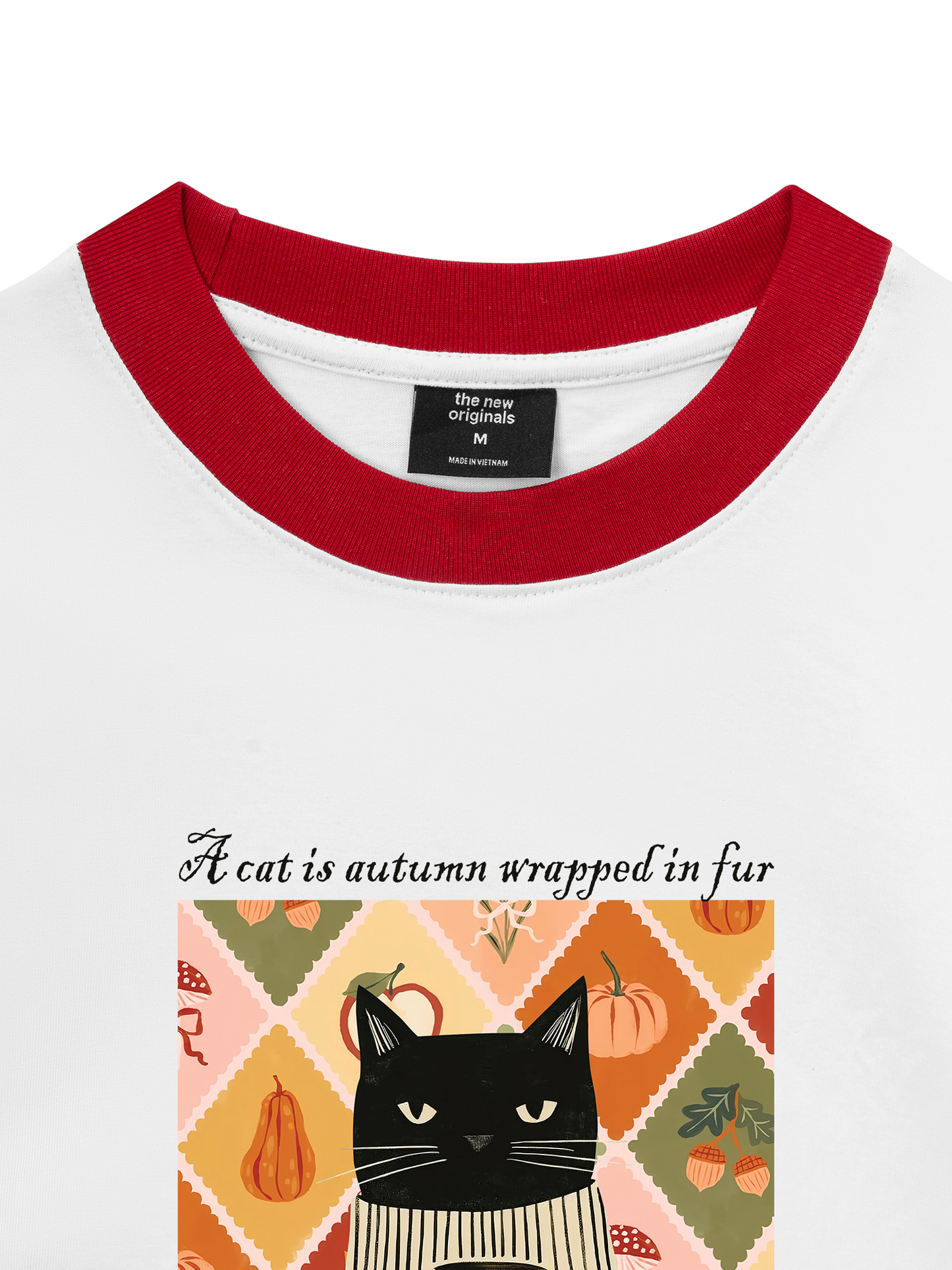 Áo Thun Ringer Relaxed Fit  A Cat