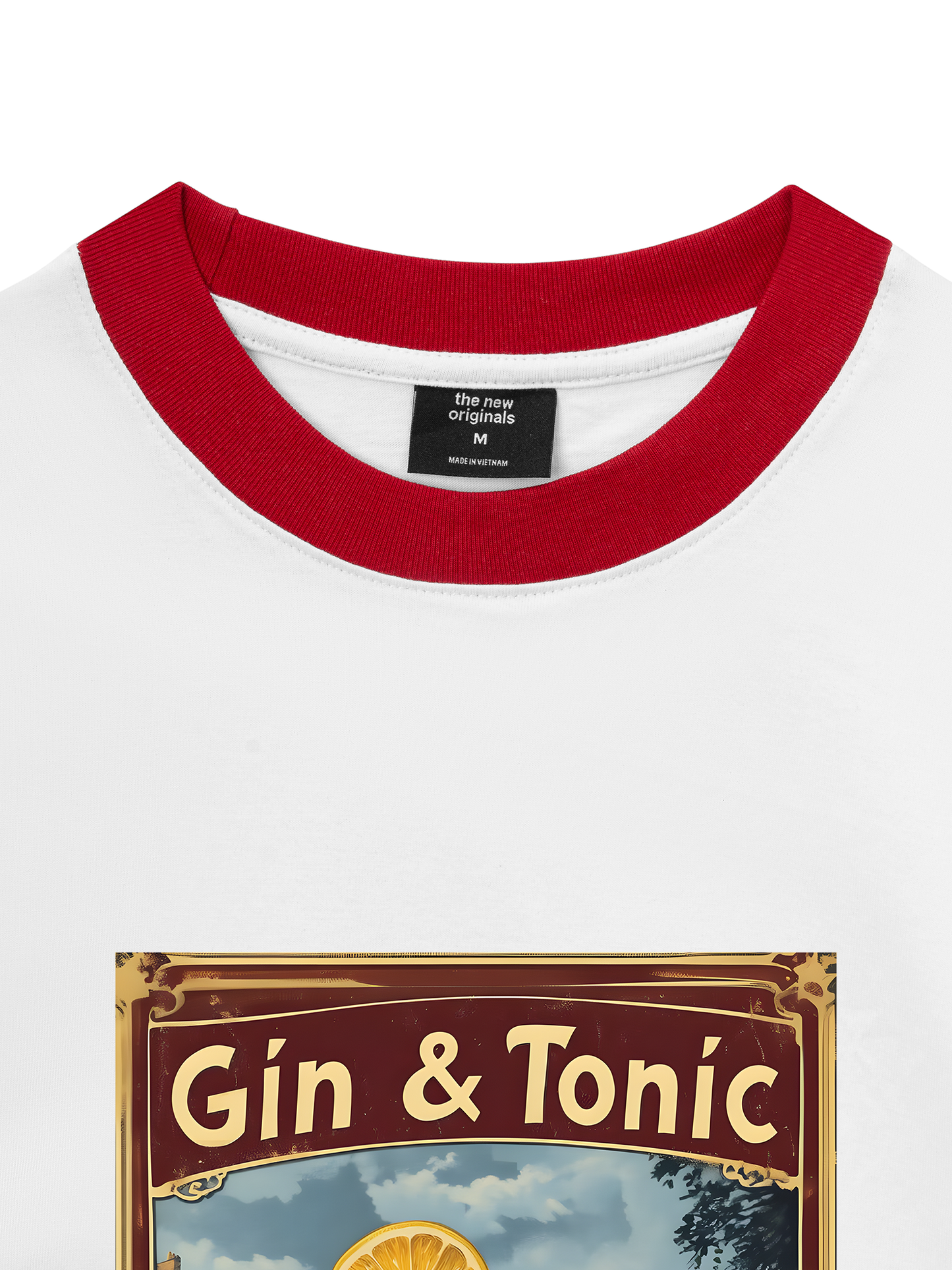 Áo Thun Ringer Relaxed Fit Fresh Gin And Tonic