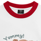 Áo Thun Ringer Relaxed Fit Cute Dog Yummy Cookie